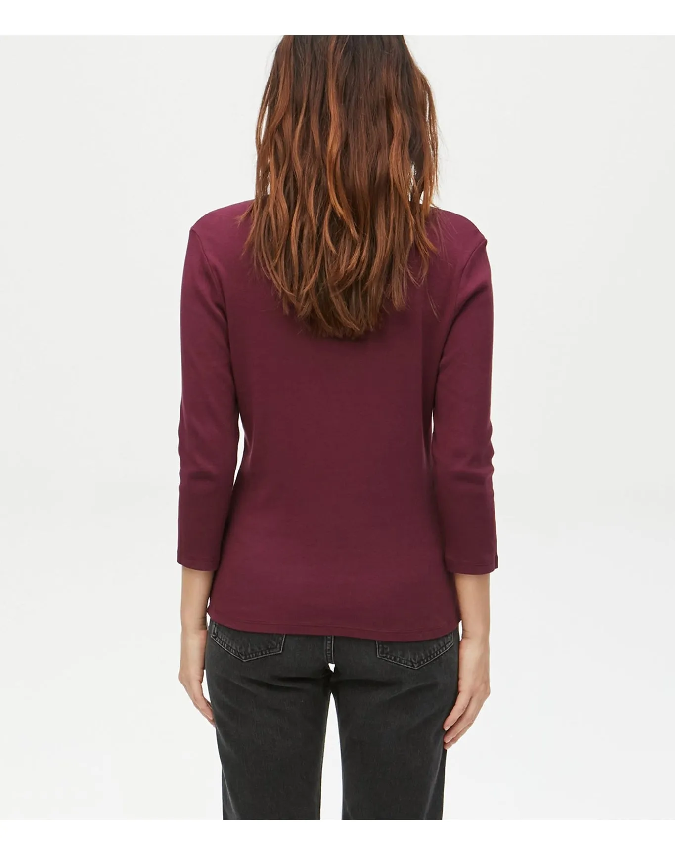 Adele V-Neck Tee | Plum MICHAEL STARS