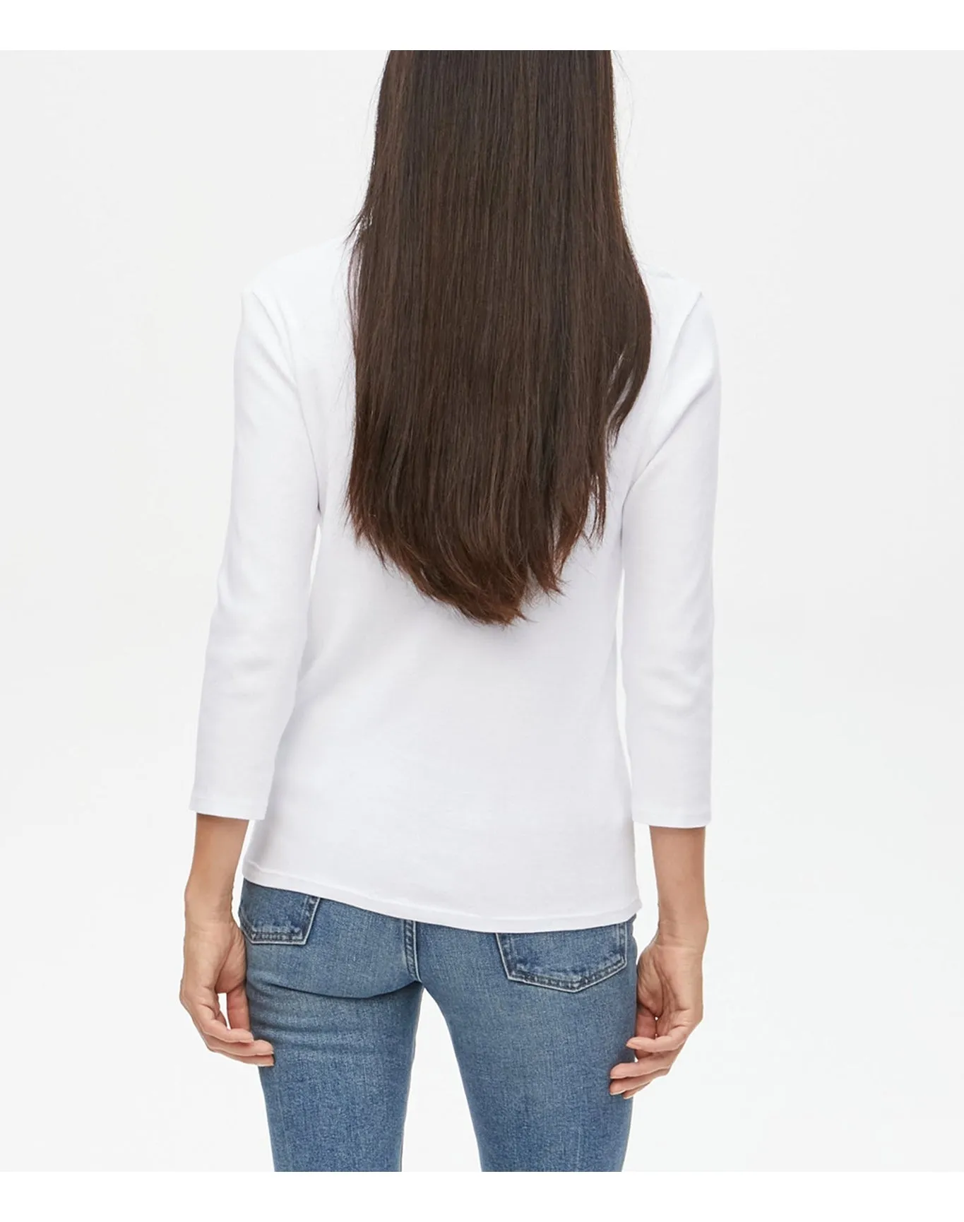 Adele V-Neck Tee | White MICHAEL STARS