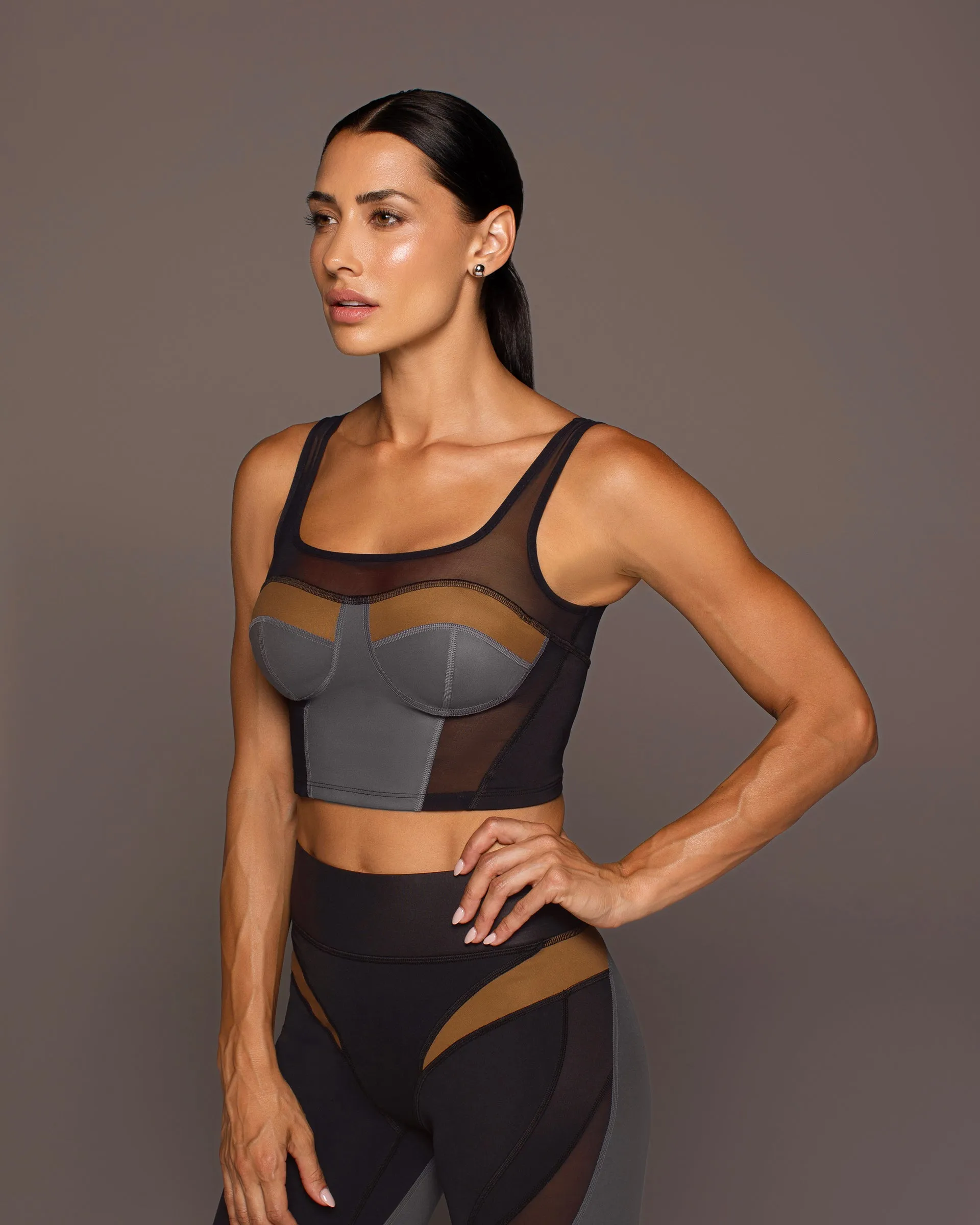 Aerial Gloss Bustier | Alloy MICHI