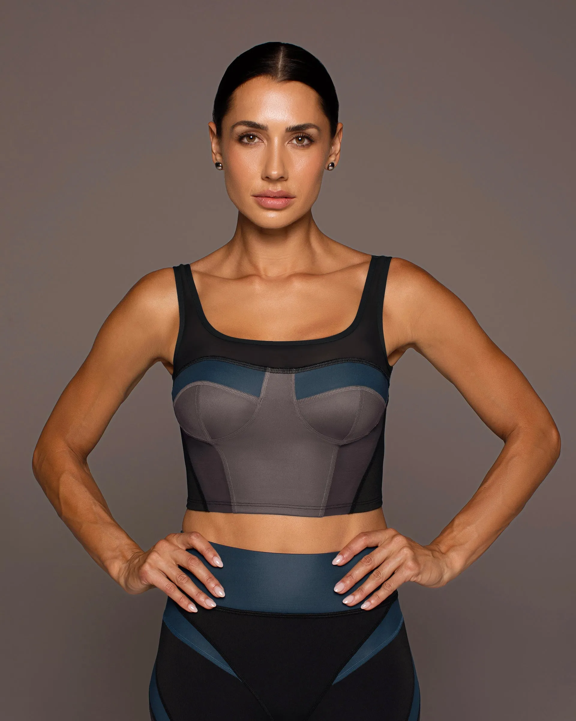 Aerial Gloss Bustier | Blue Steel MICHI