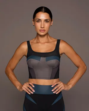 Aerial Gloss Bustier | Blue Steel MICHI