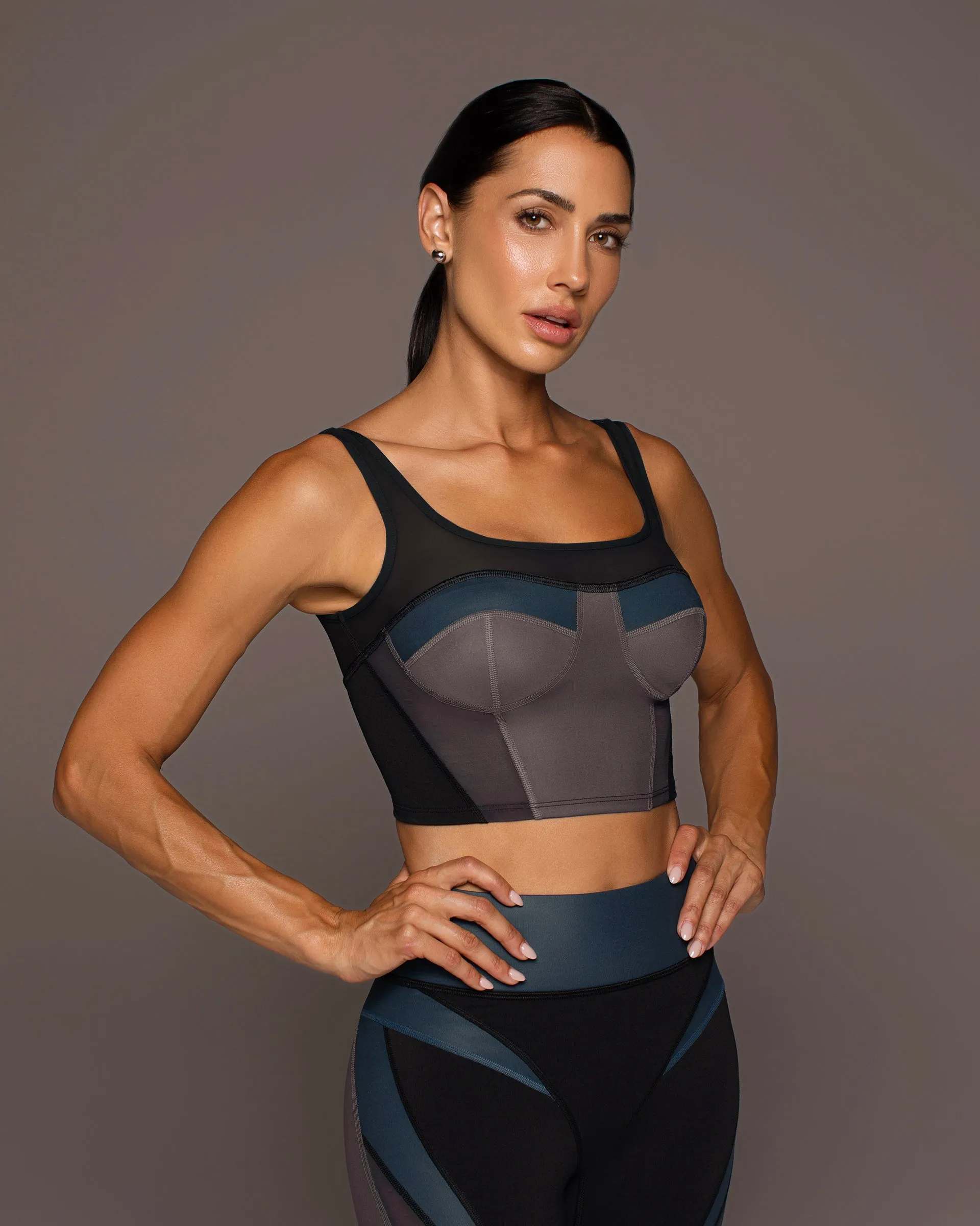 Aerial Gloss Bustier | Blue Steel MICHI