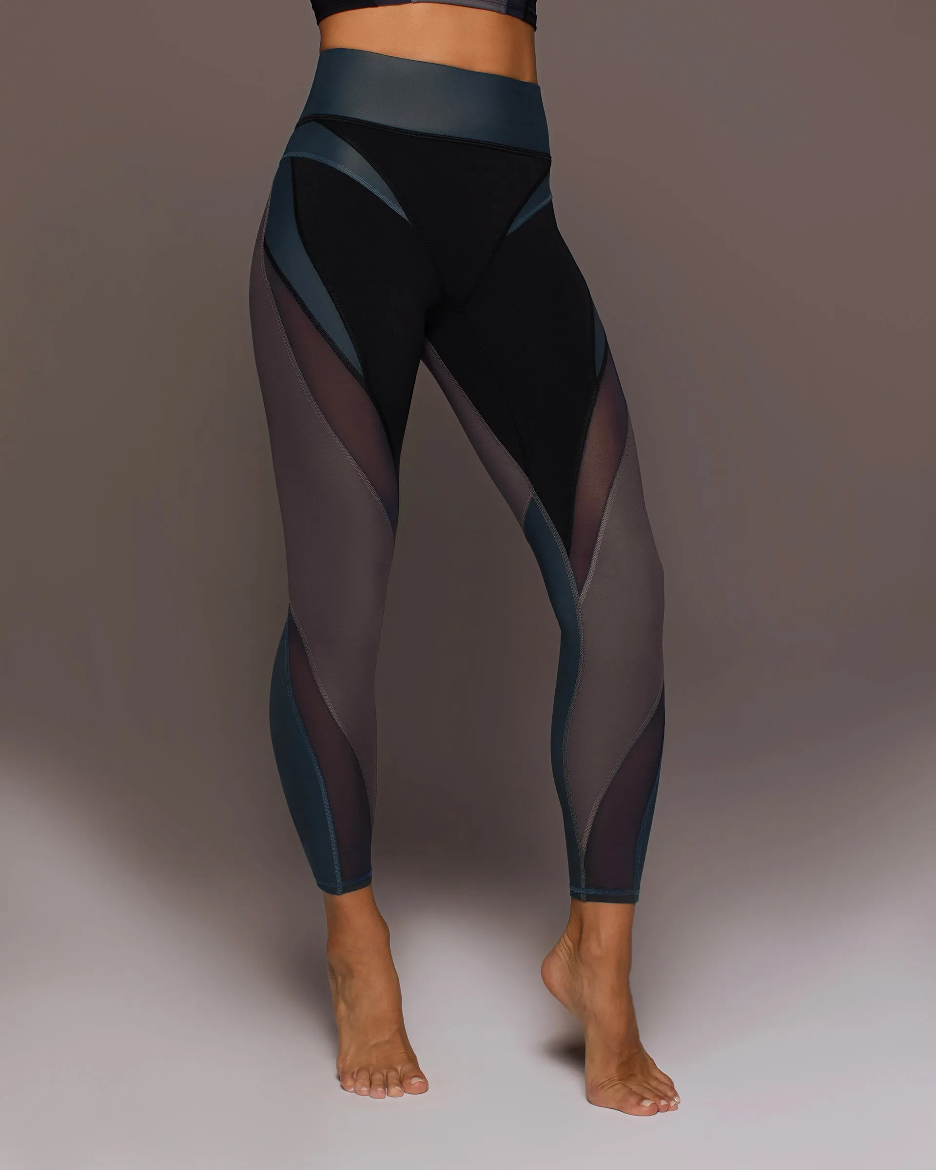 Aerial Gloss Legging | Blue Steel MICHI