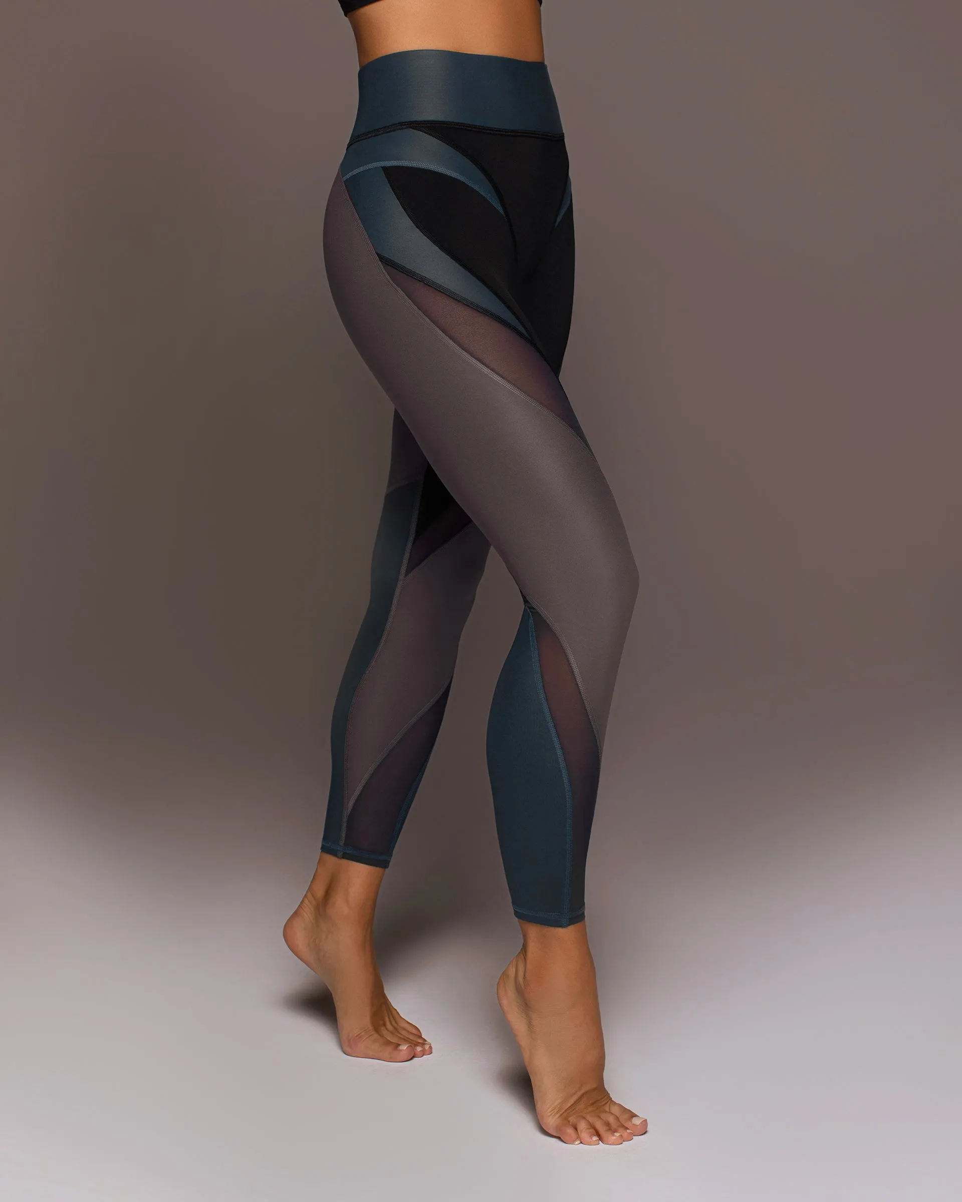 Aerial Gloss Legging | Blue Steel MICHI