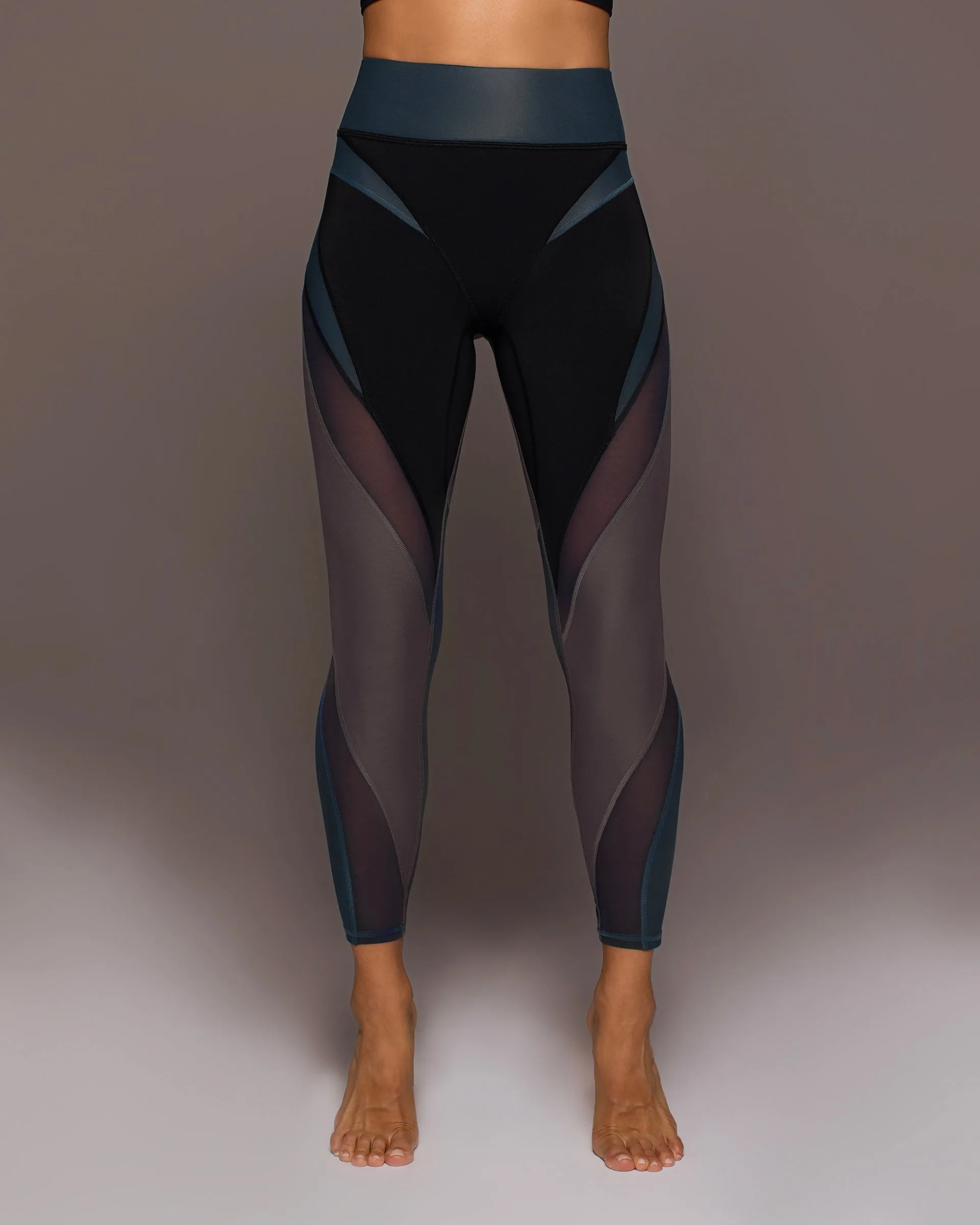 Aerial Gloss Legging | Blue Steel MICHI