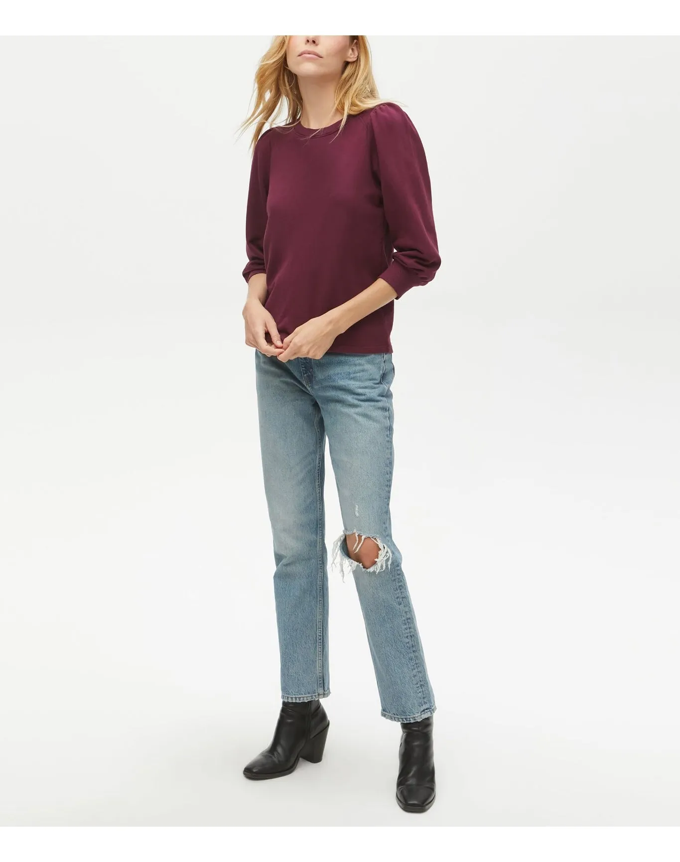 Alice Terry Sweatshirt | Plum MICHAEL STARS