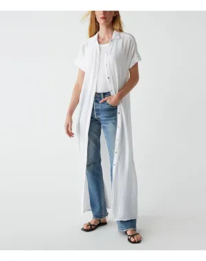 Allen Gauze Shirt Dress | White MICHAEL STARS