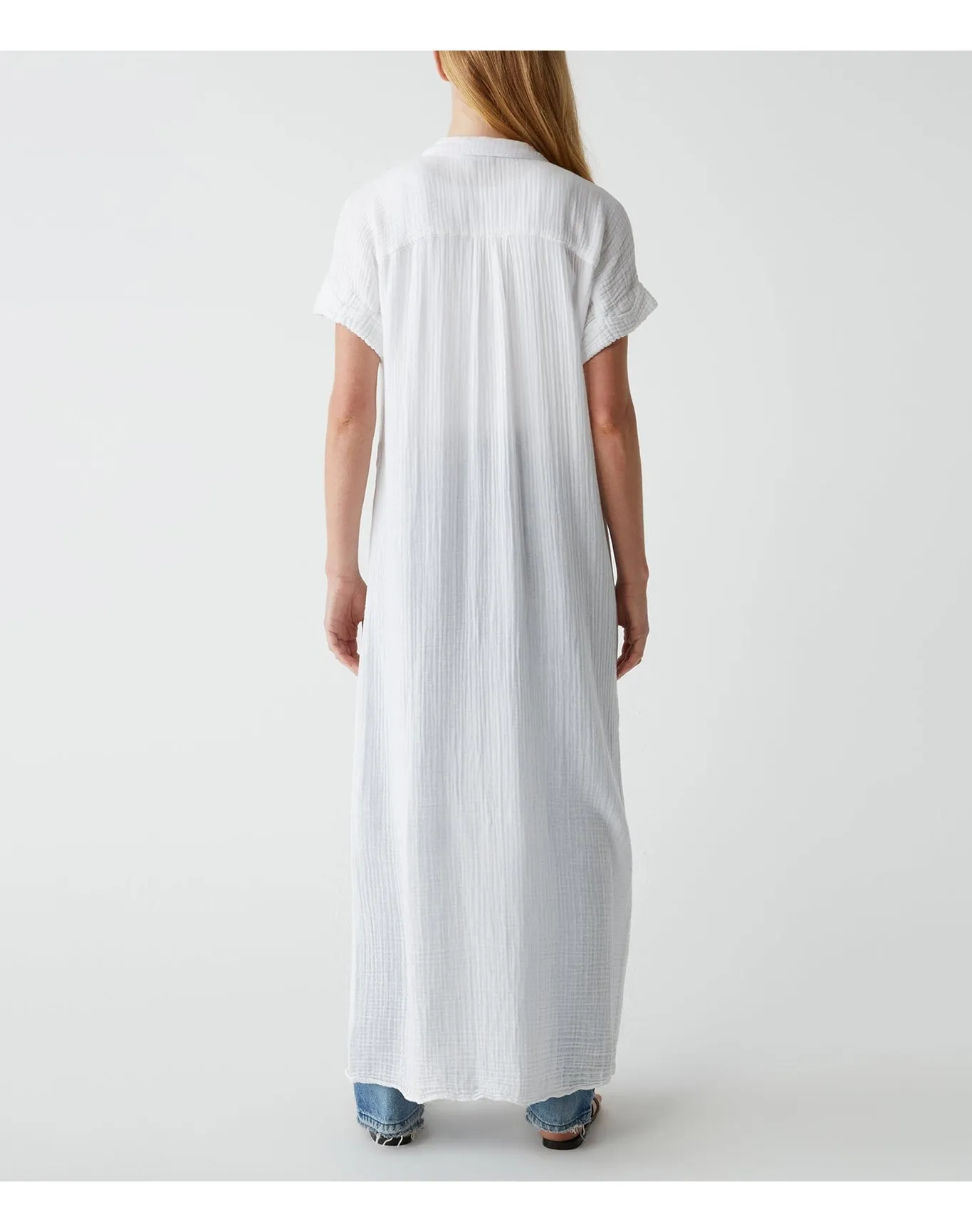 Allen Gauze Shirt Dress | White MICHAEL STARS