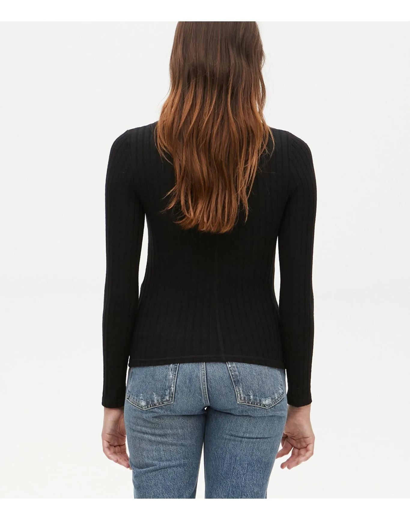 Ama Ribbed Top | Black MICHAEL STARS