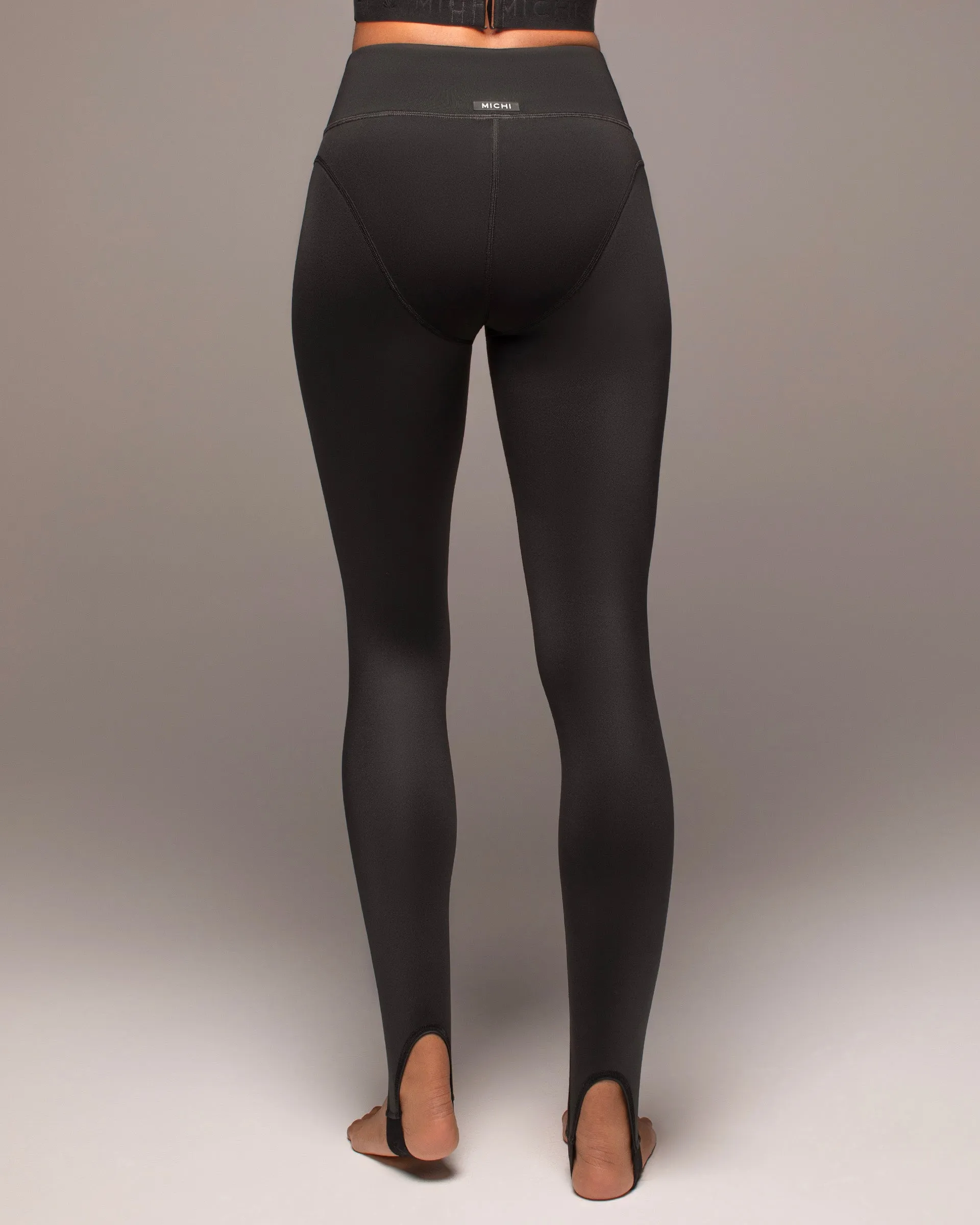 Ambient Gloss Stirrup Legging | Black MICHI
