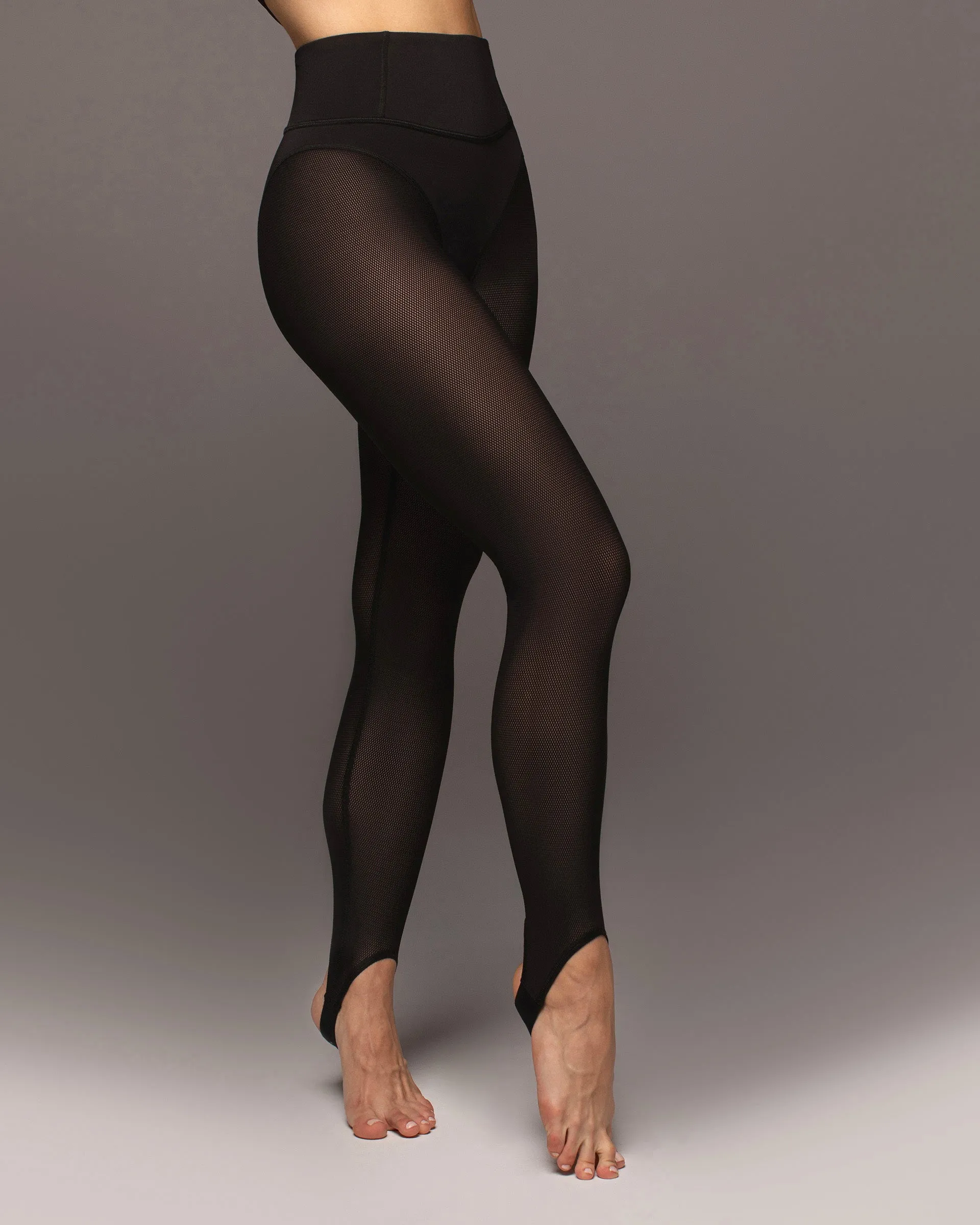 Ambient Texture Stirrup Legging | Black MICHI
