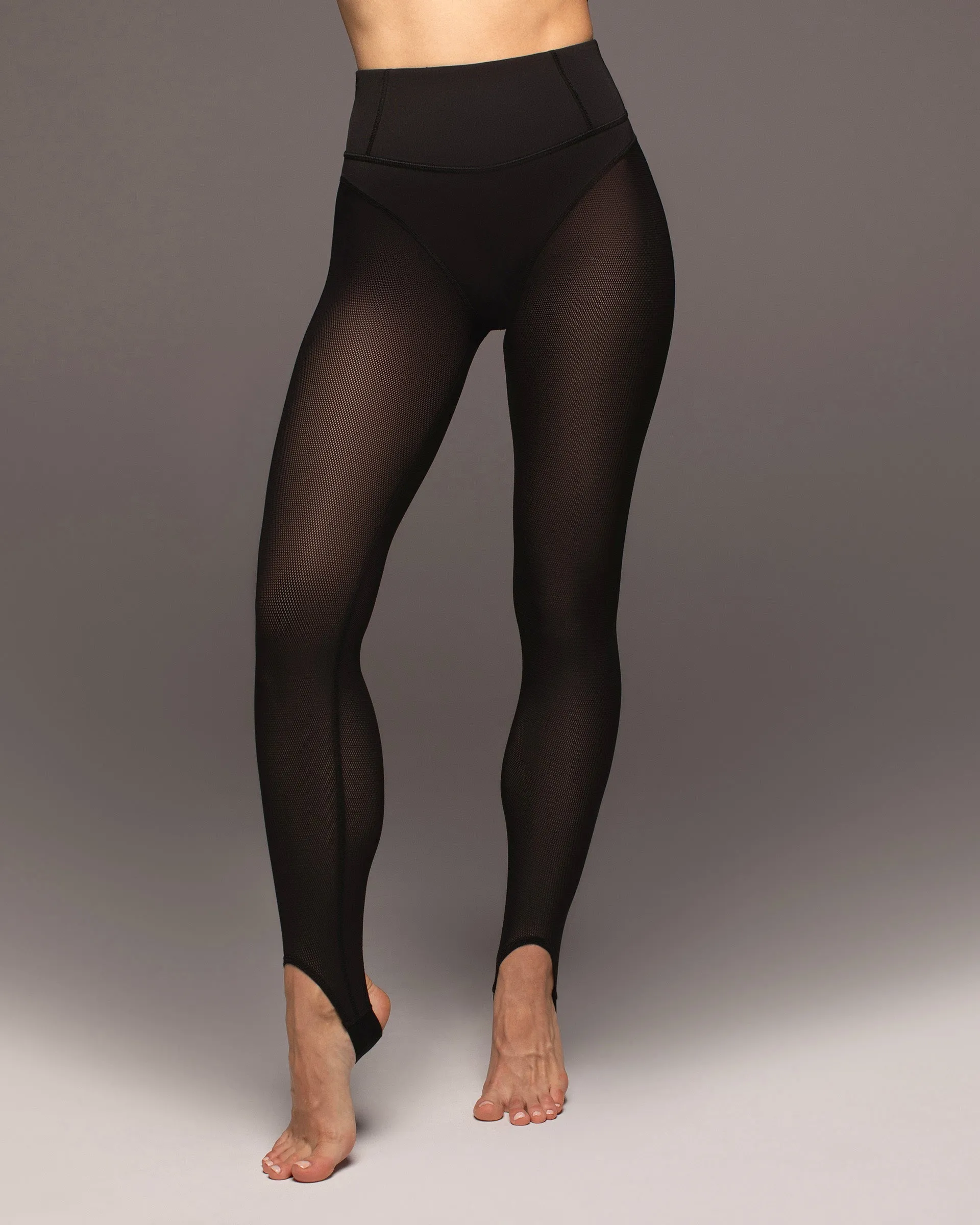 Ambient Texture Stirrup Legging | Black MICHI