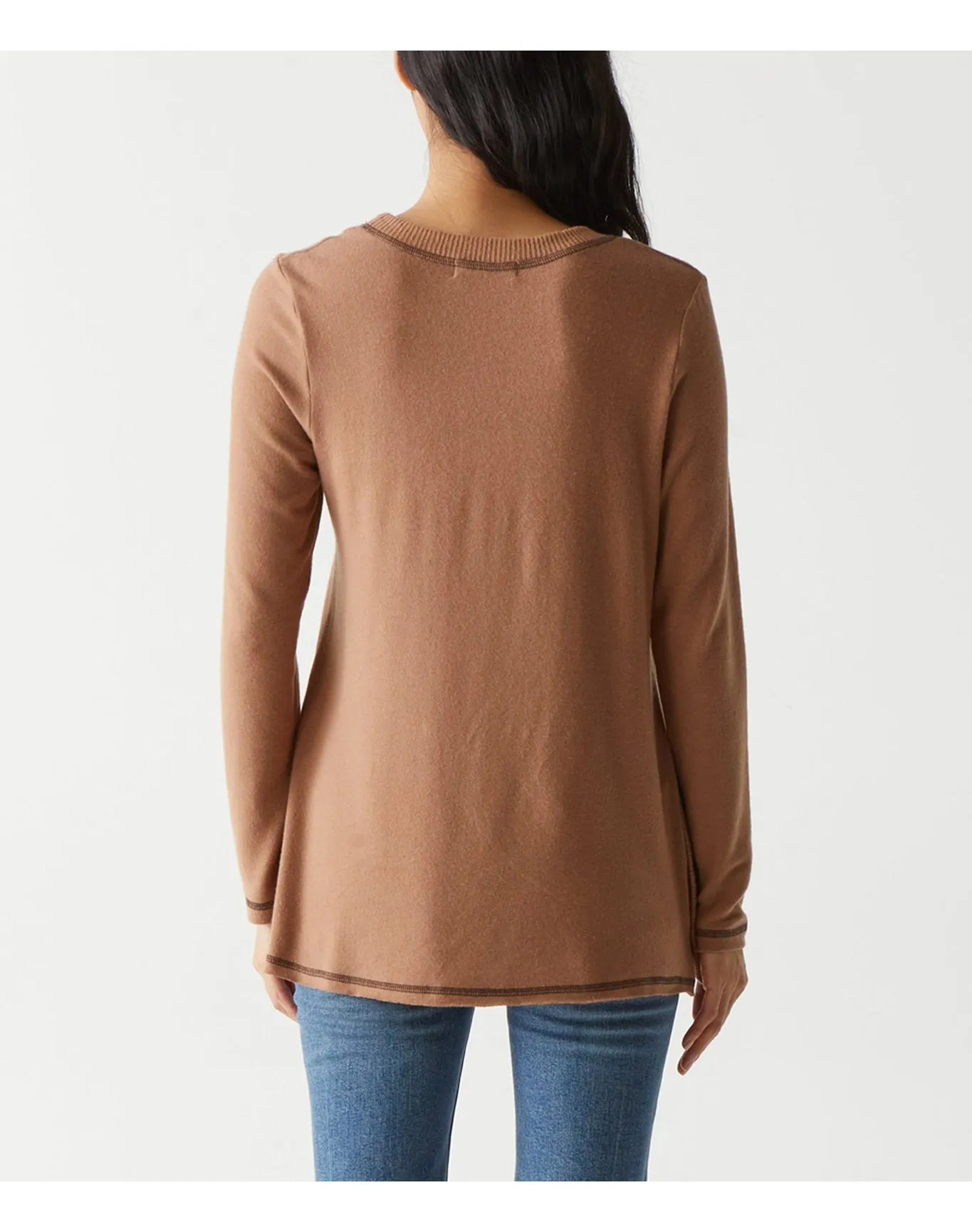 Anina Tunic with Stitching | Camel MICHAEL STARS