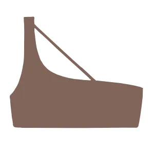 Apex One Shoulder Top | Nude Matte JADE SWIM