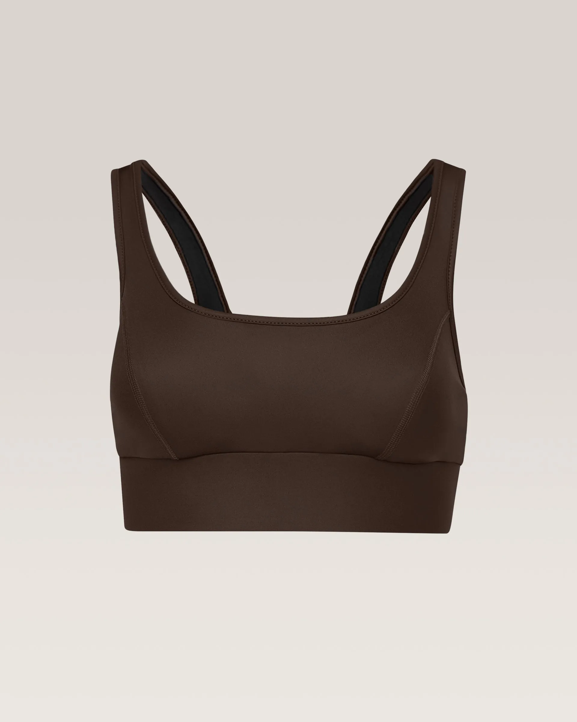 Basal Gloss Longline Bra | Dark Oak MICHI