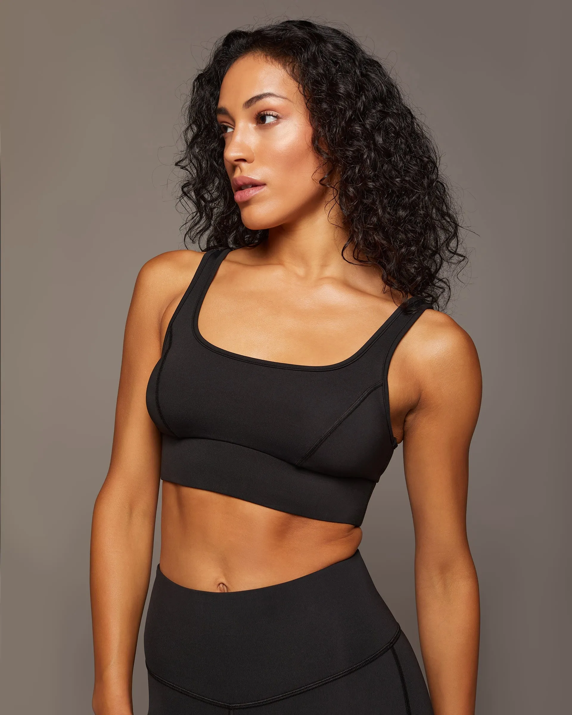 Basal Longline Bra | Black MICHI