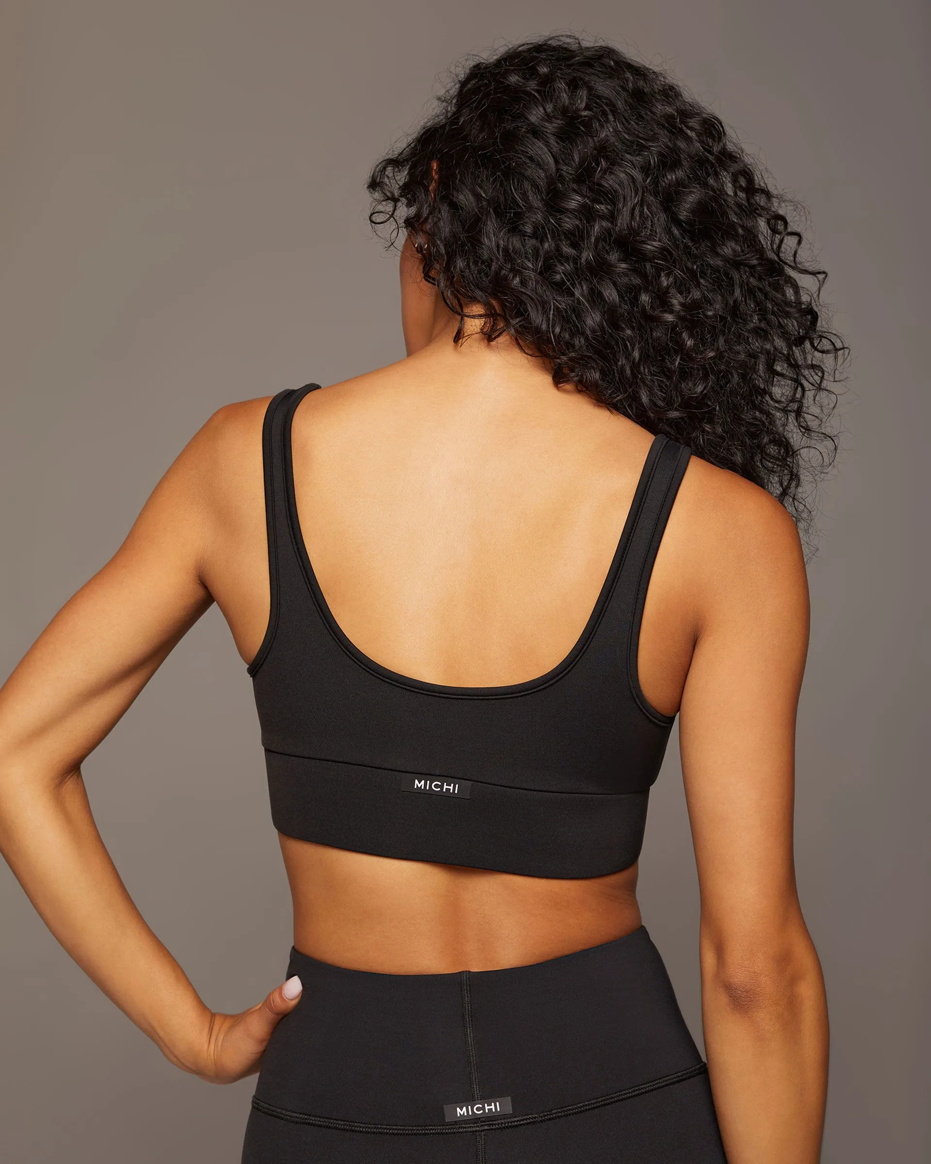 Basal Longline Bra | Black MICHI