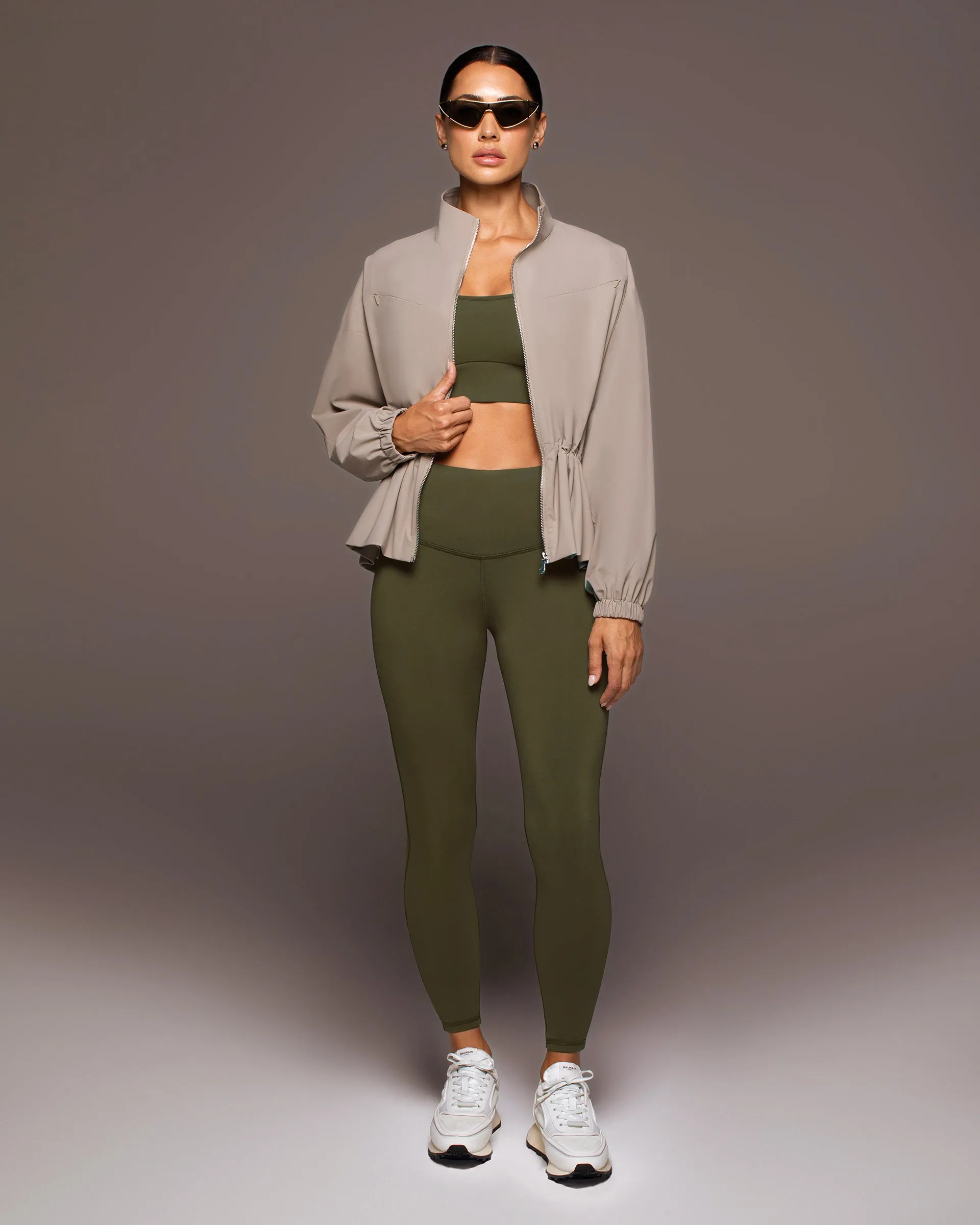Basal Longline Bra | Olive MICHI