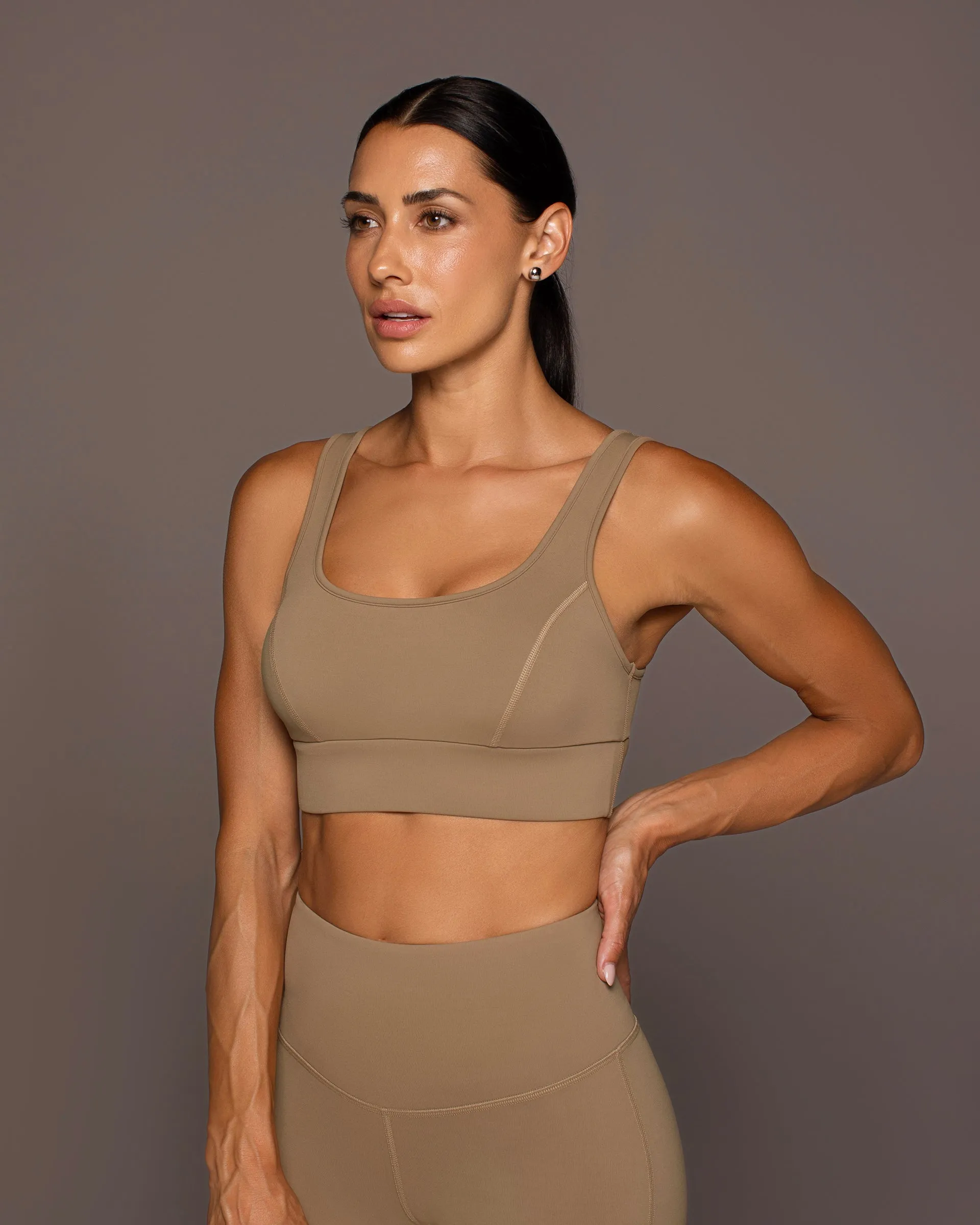 Basal Longline Bra | Sable MICHI