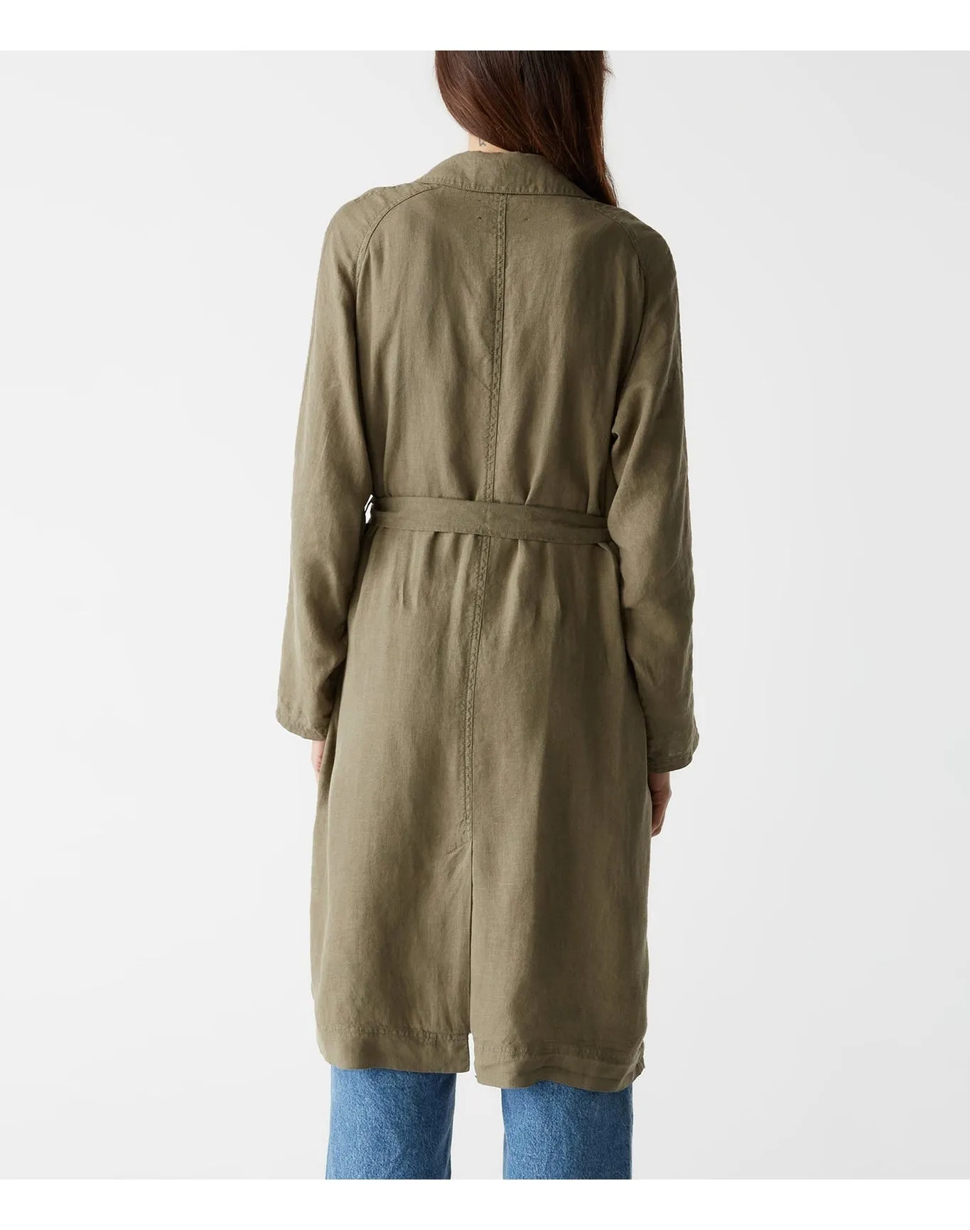 Belinda Linen Coat | Camo MICHAEL STARS