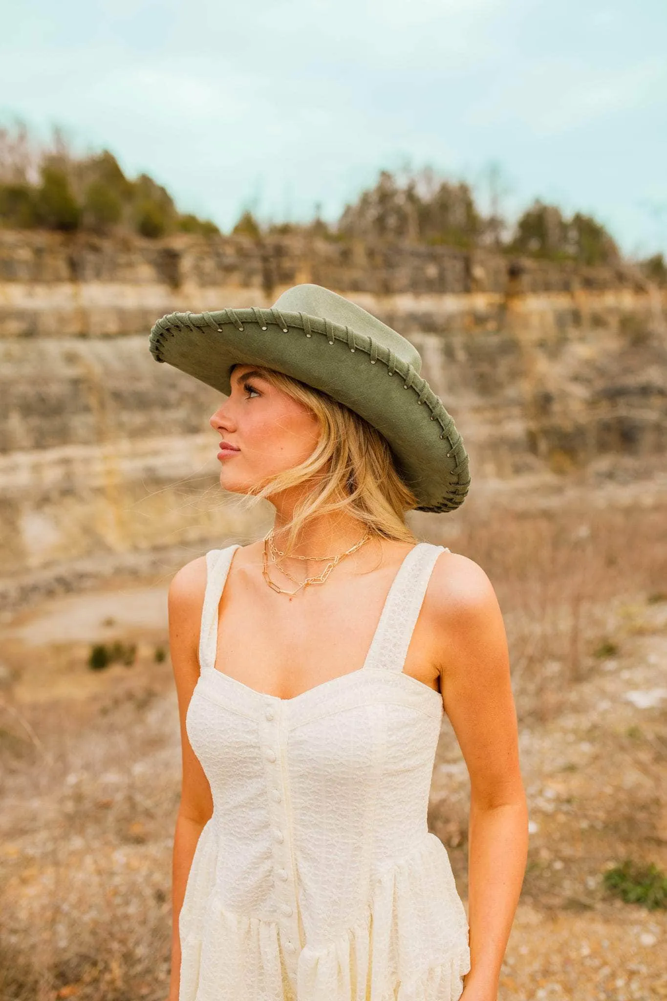 Braided Cowgirl Hat