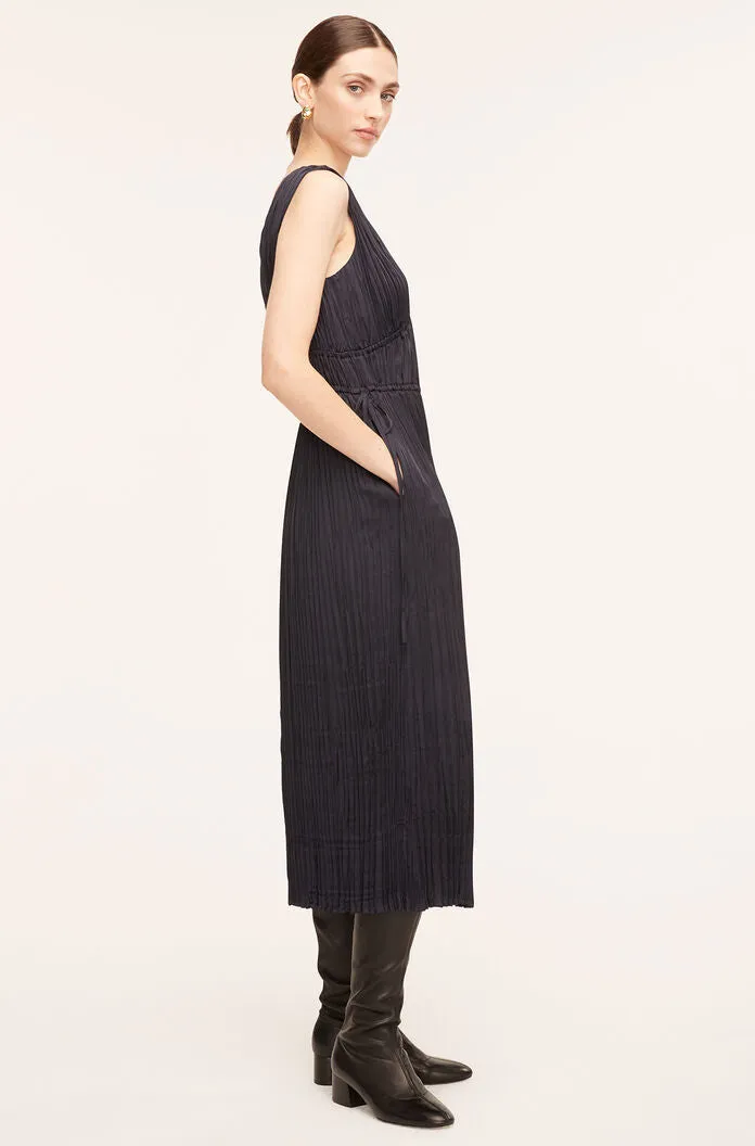 Button Front Dress | Dark Navy REBECCA TAYLOR