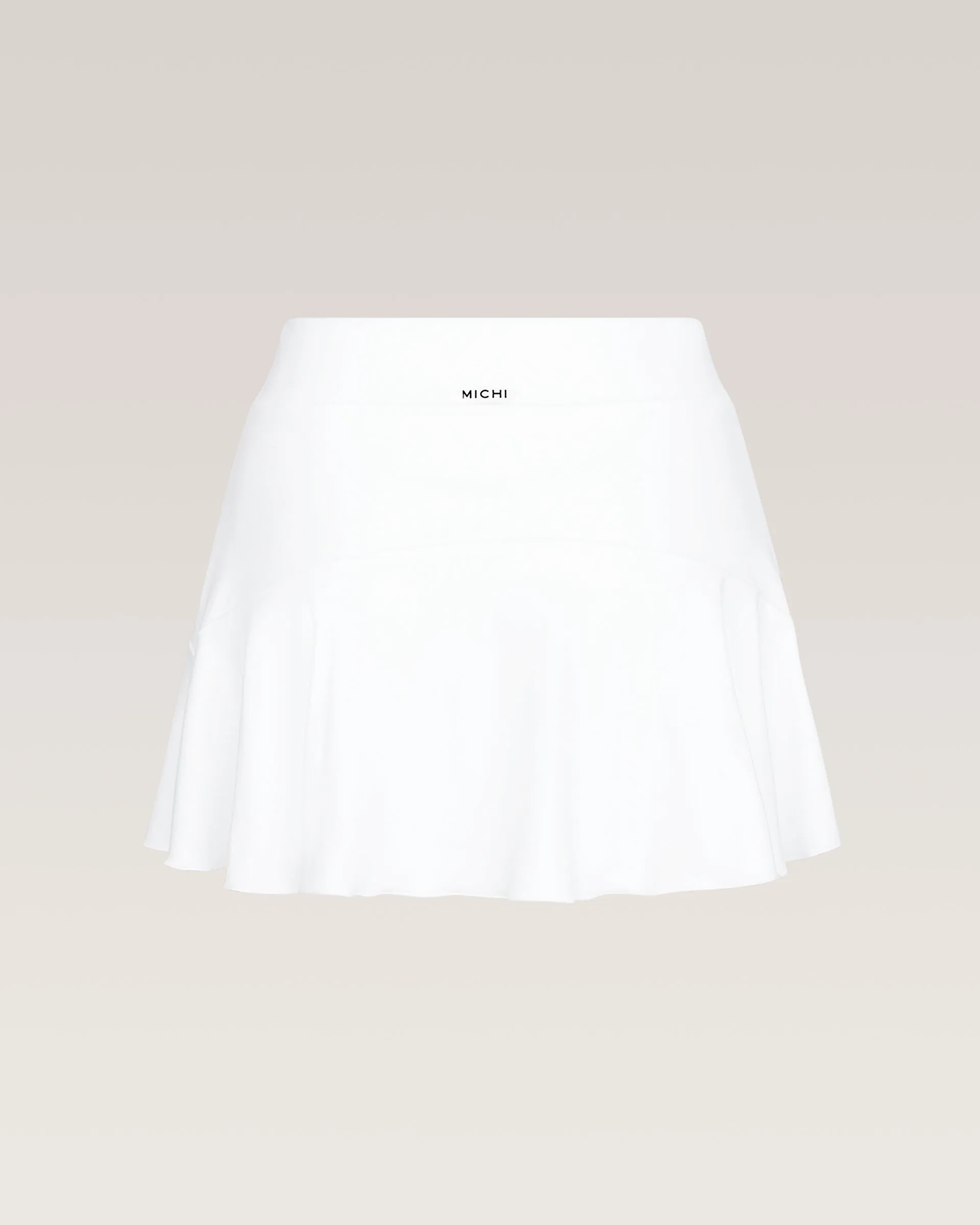 Calipso Skirt w/ Shorts | White MICHI