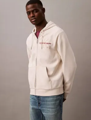 Calvin Klein Archive Logo Fleece Zip Hoodie - Men