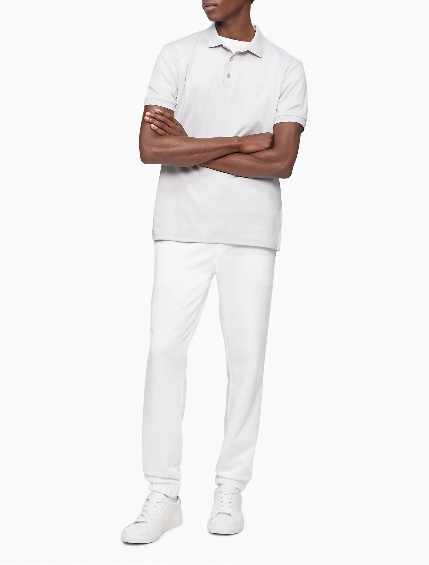 Calvin Klein Liquid Touch Solid Polo Shirt - Men