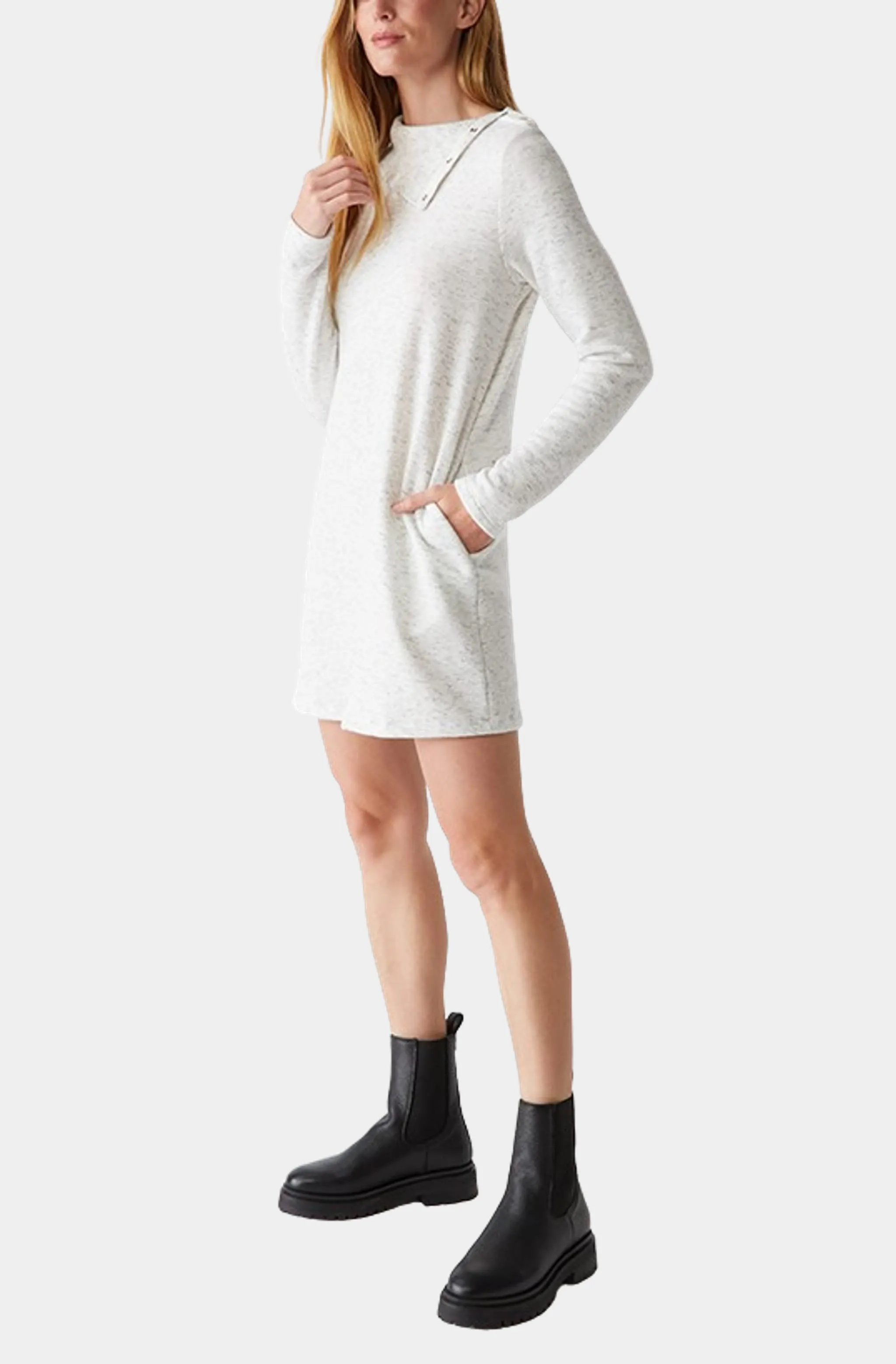 Carlotta Snap Neck Mini Dress