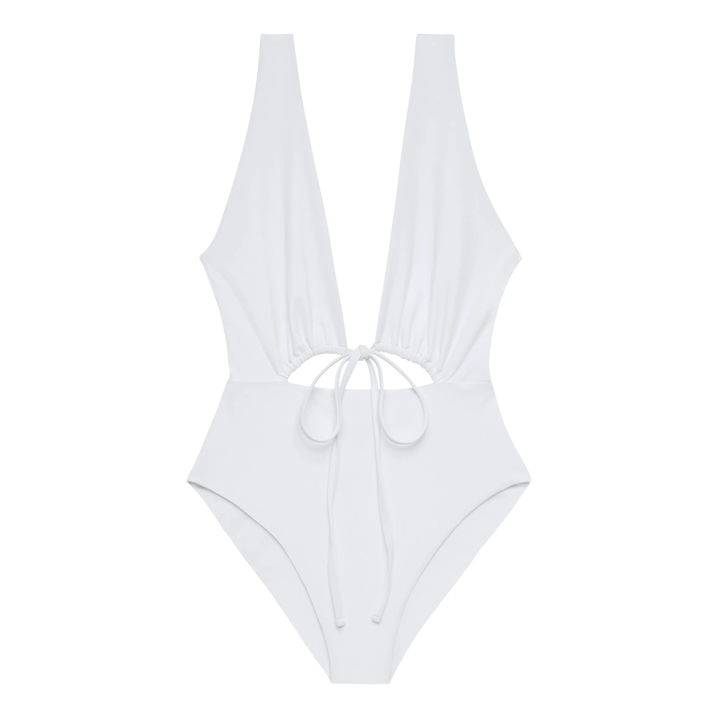 Cava One Piece | White Matte JADE SWIM