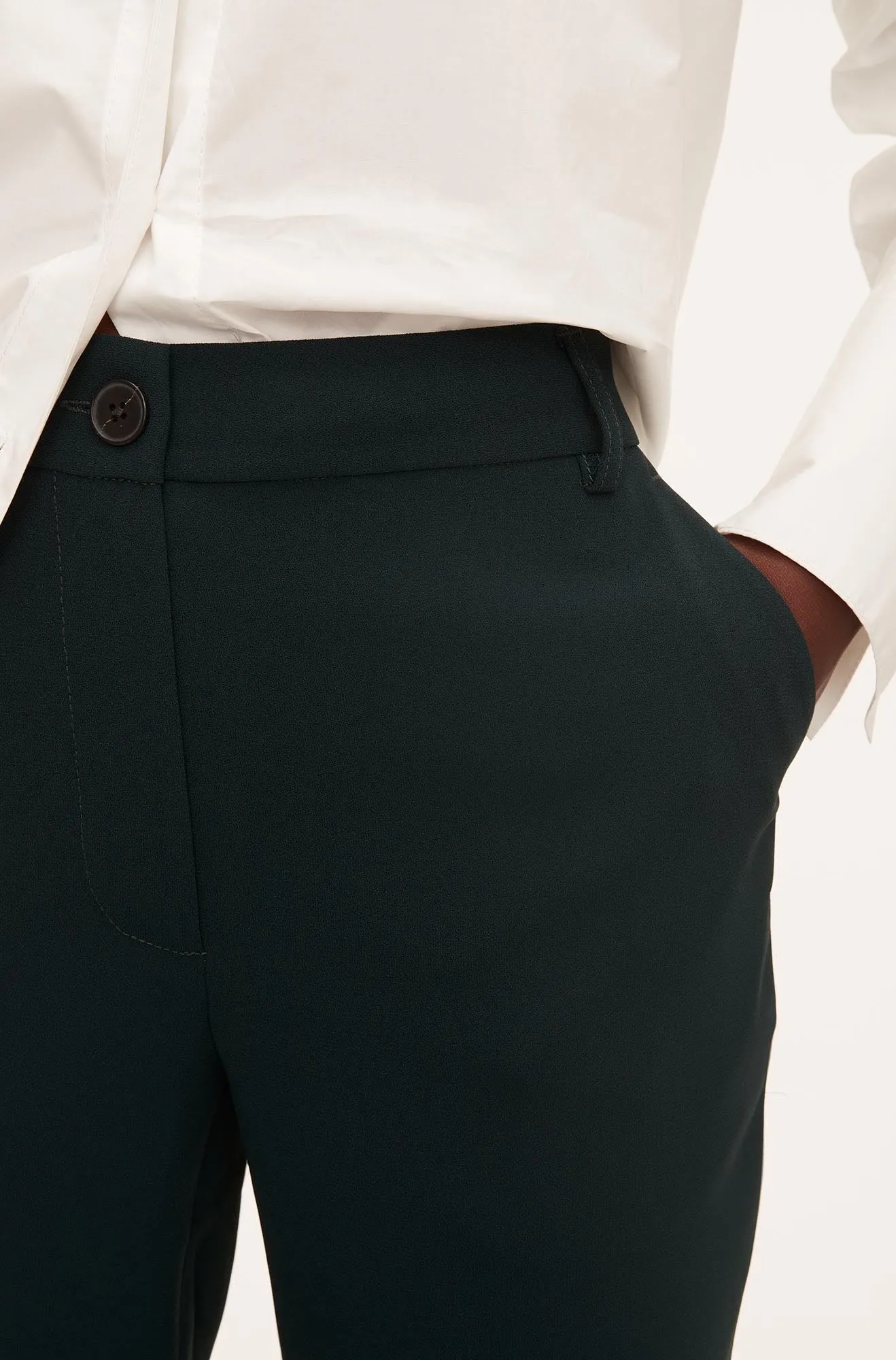 Cigarette Pant | Emerald REBECCA TAYLOR