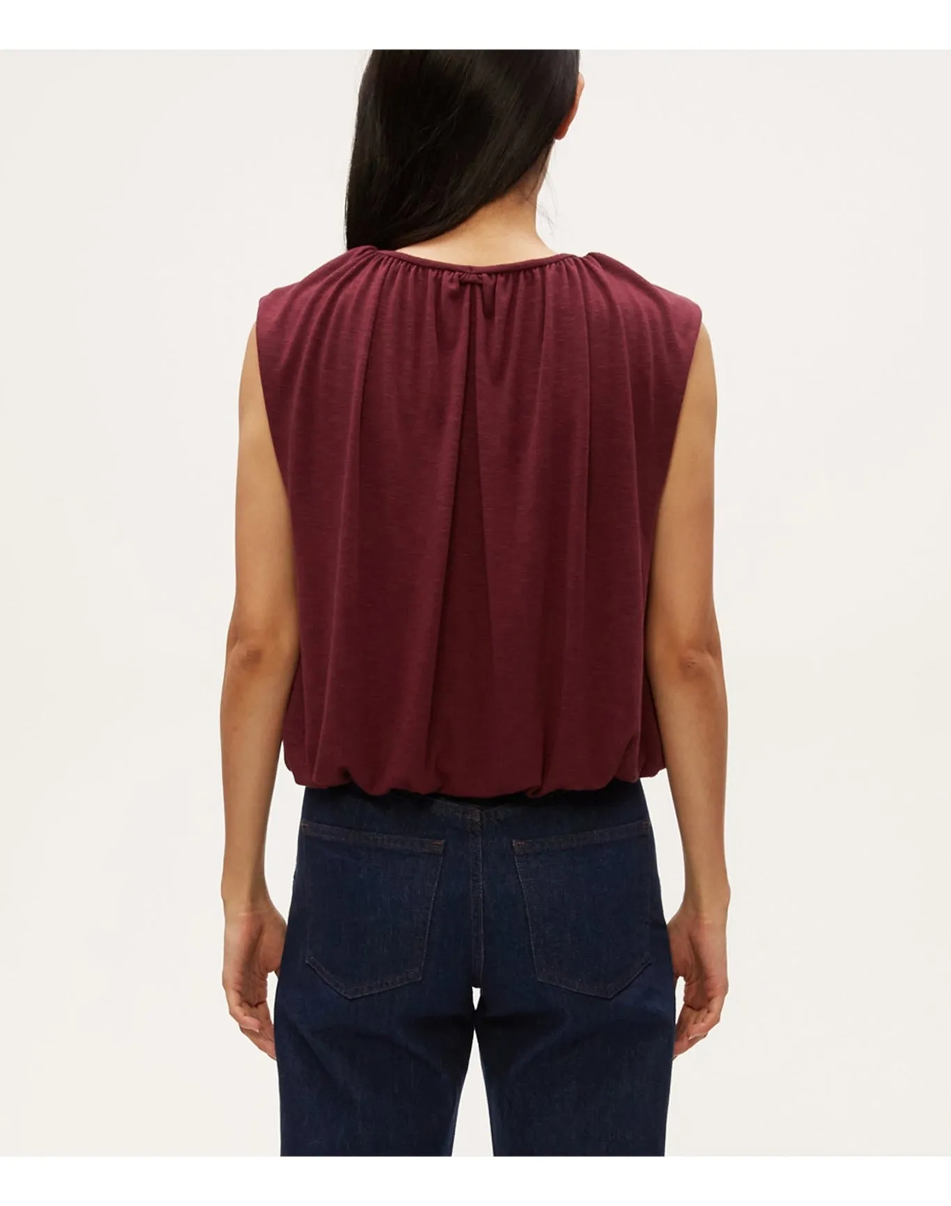 Cindy Bubble Top | Beetroot MICHAEL STARS