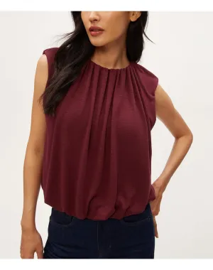 Cindy Bubble Top | Beetroot MICHAEL STARS