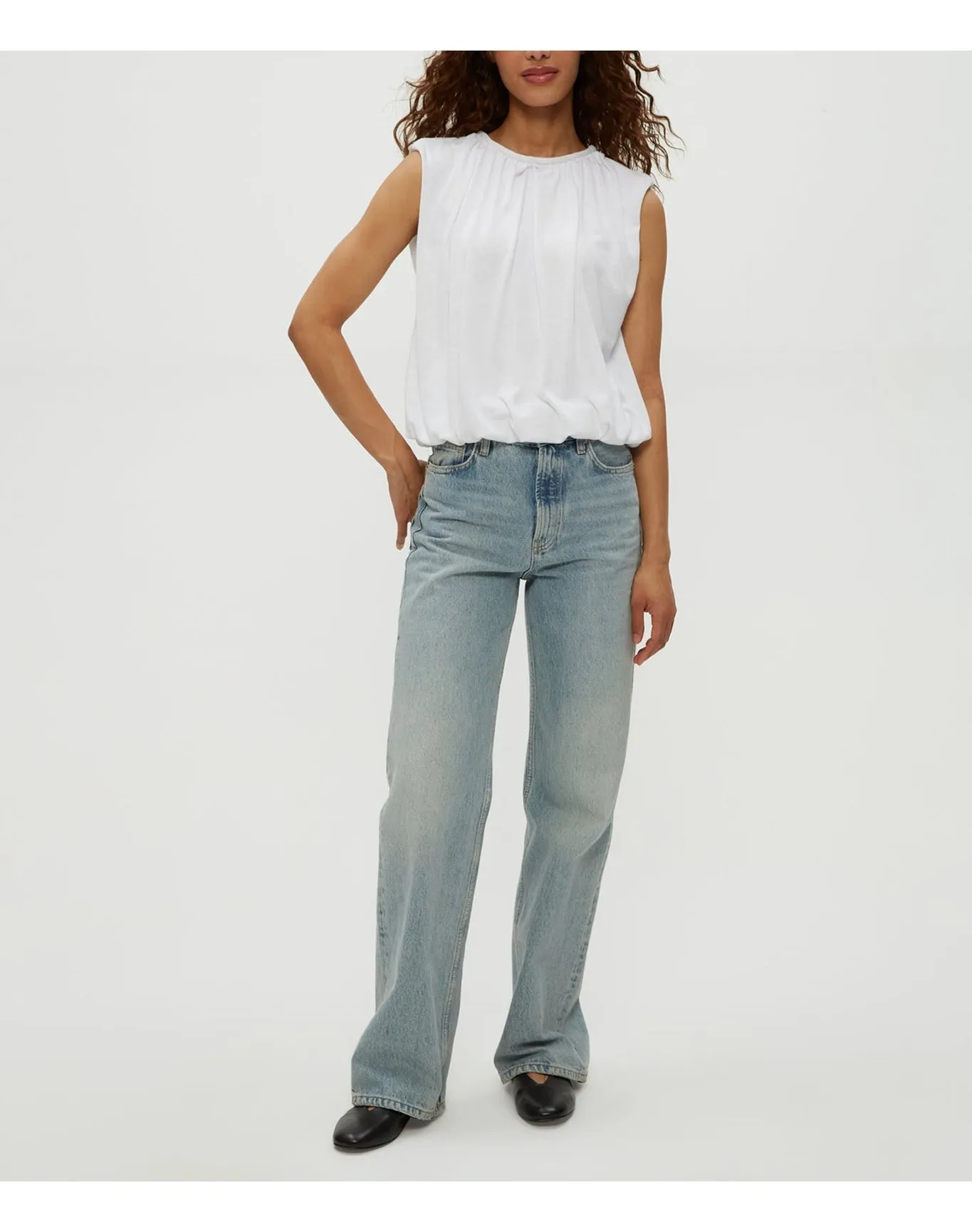 Cindy Bubble Top | White MICHAEL STARS