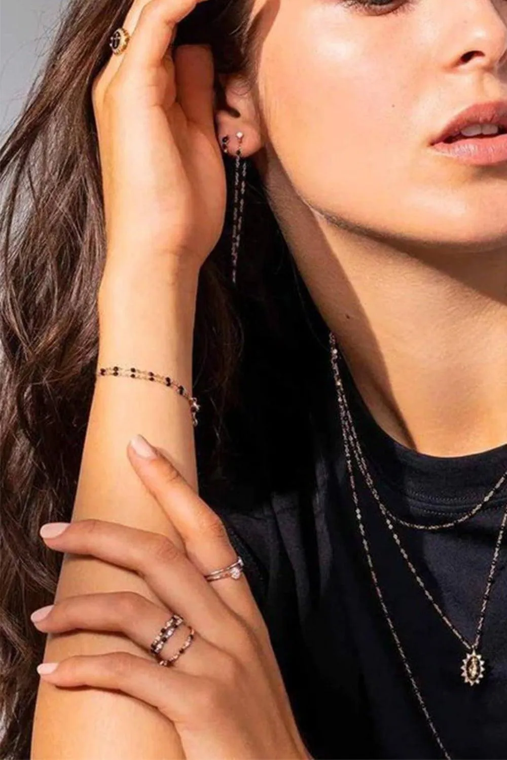 Classic Gigi Bracelet - 6.7in - Black