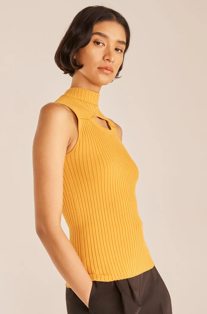 Cutout Sweater Tank | Honeycomb REBECCA TAYLOR