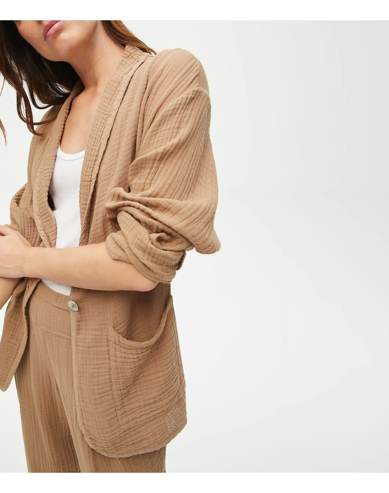 Dana Gauze Blazer | Safari MICHAEL STARS