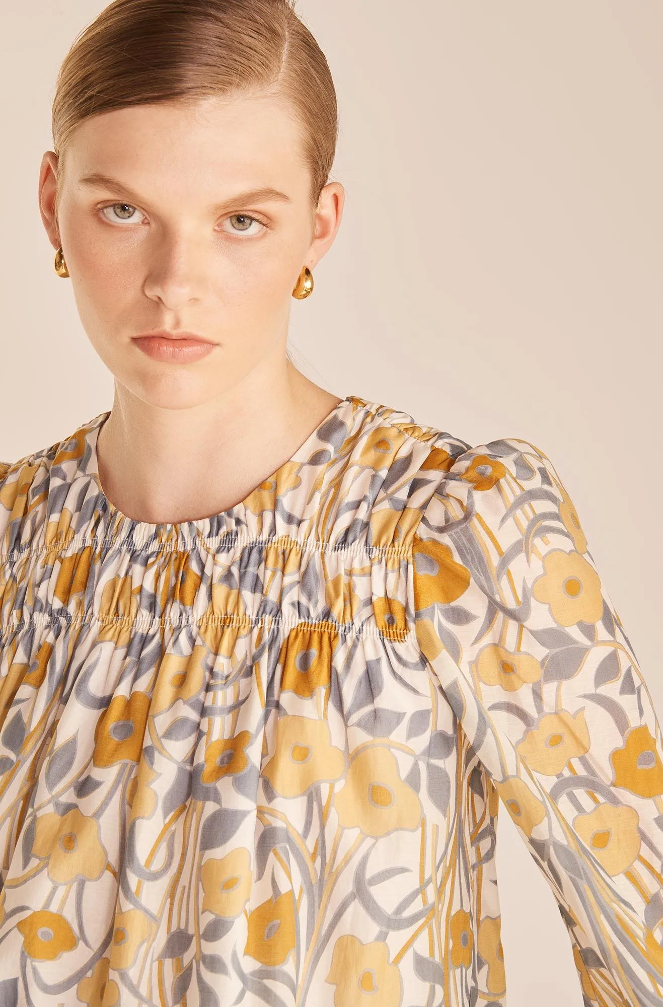 Daphne Fleur Blouse | Daphne Fleur Buttercream Combo REBECCA TAYLOR