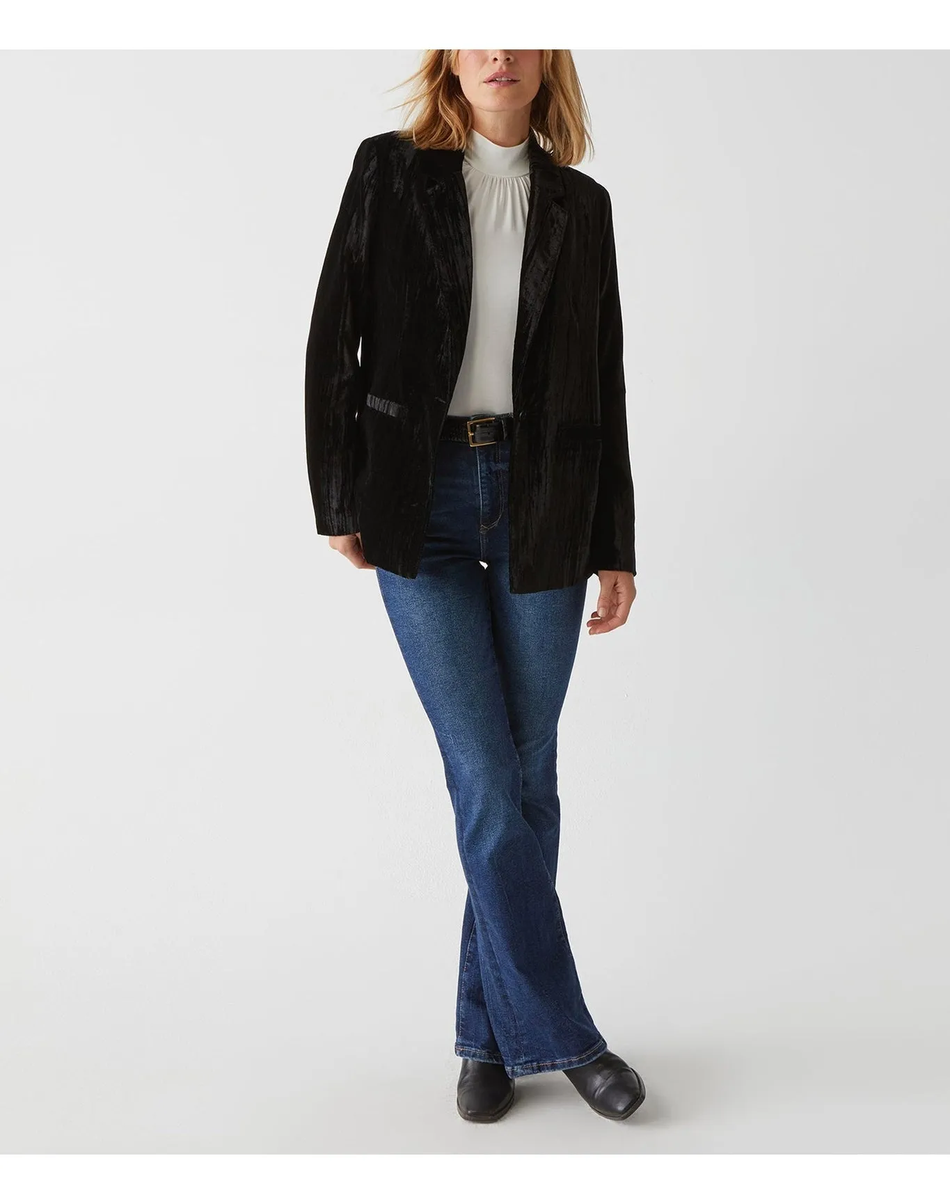 Darby Velvet Blazer | Black MICHAEL STARS