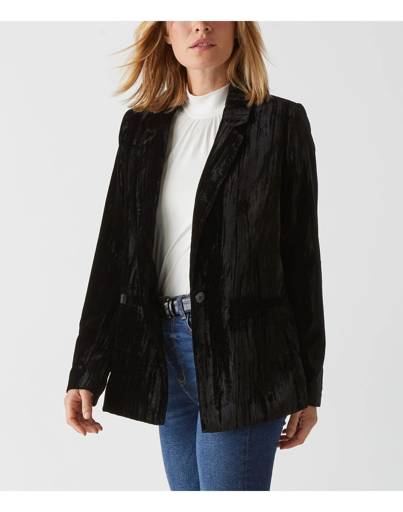 Darby Velvet Blazer | Black MICHAEL STARS