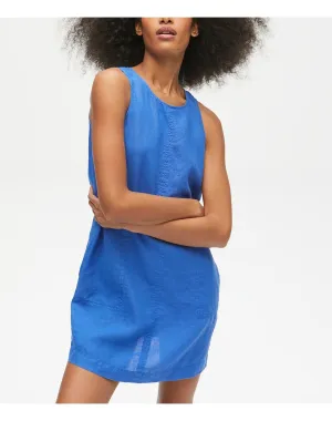 Delilah Linen Shift Dress | Cobalt MICHAEL STARS