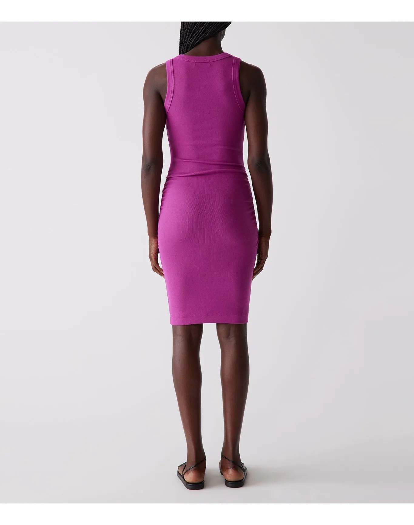 Demi Ribbed Dress | Ultraviolet MICHAEL STARS