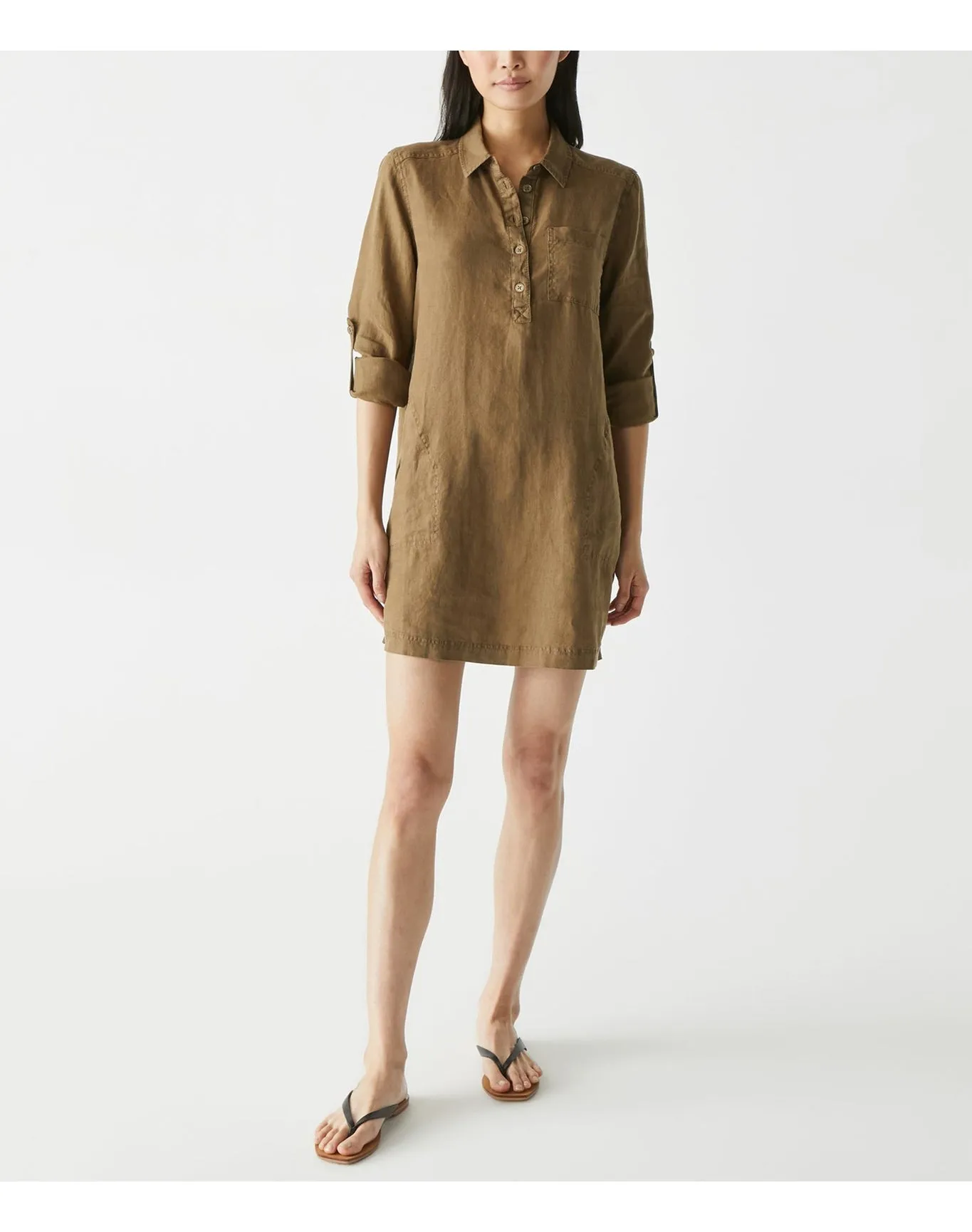 Eleanor Linen Shirt Dress | Dolma MICHAEL STARS