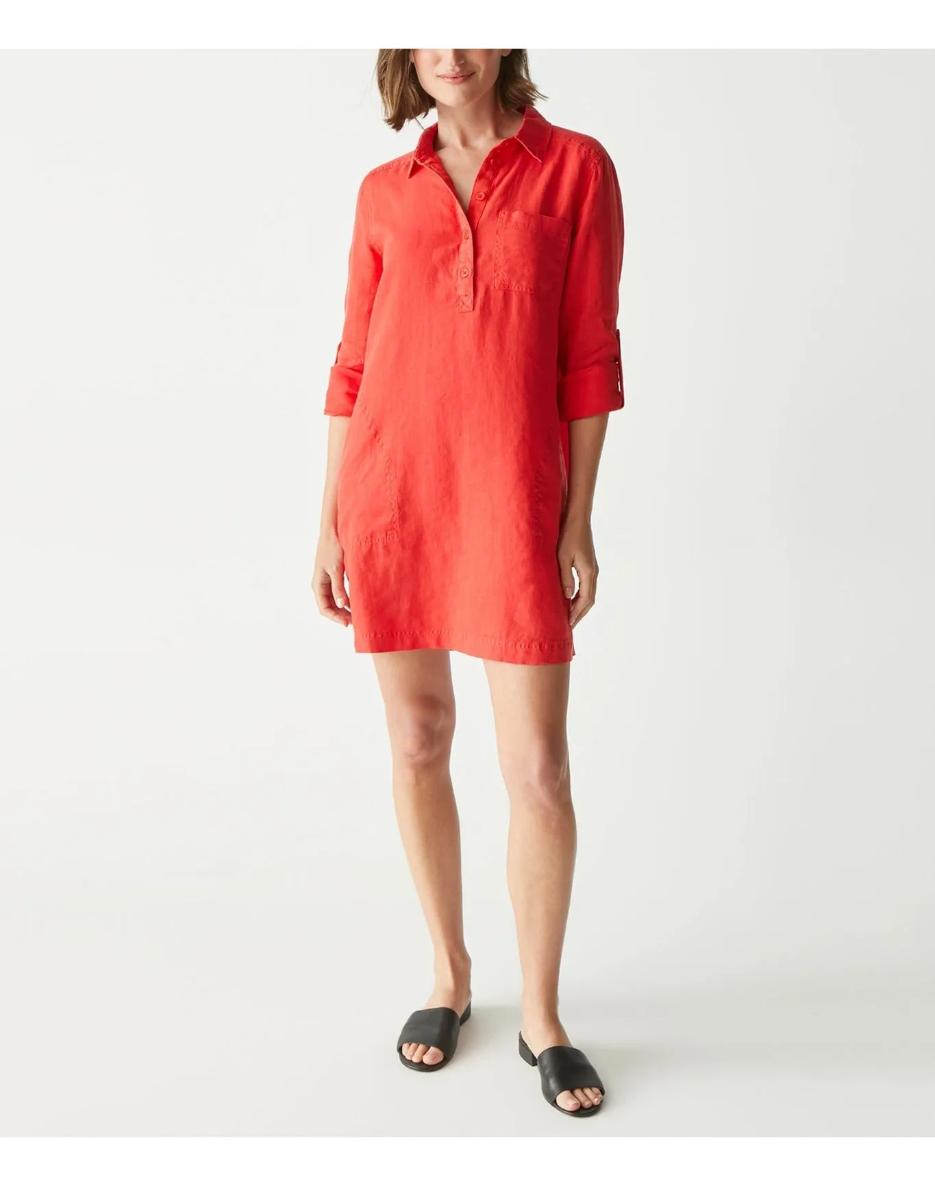 Eleanor Linen Shirt Dress | Pomodoro MICHAEL STARS