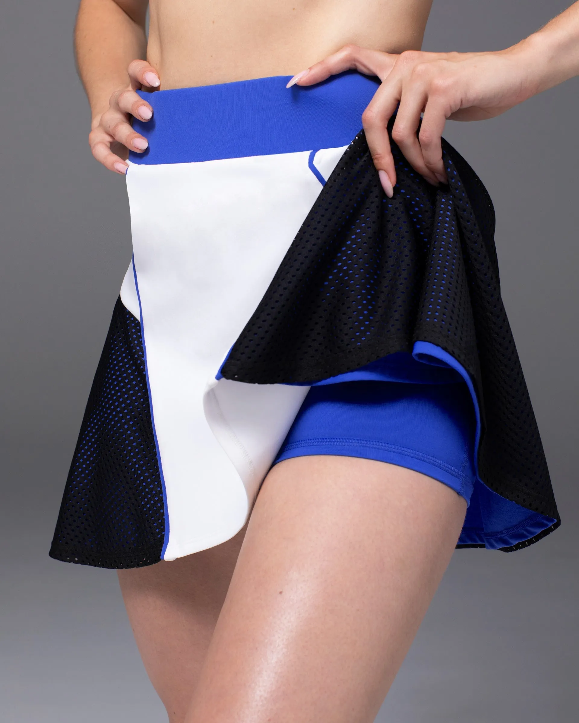 Electric Tennis Skirt w/ Shorts | Cobalt MICHI