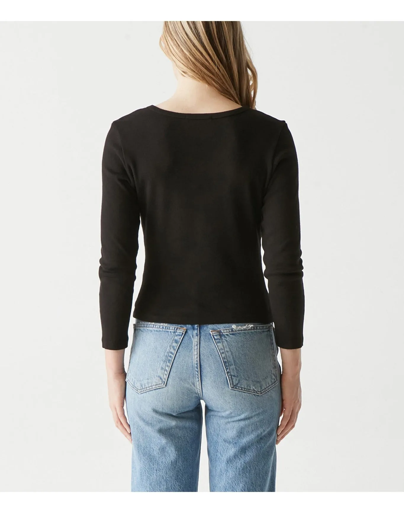Emma Cropped Tee | Black MICHAEL STARS