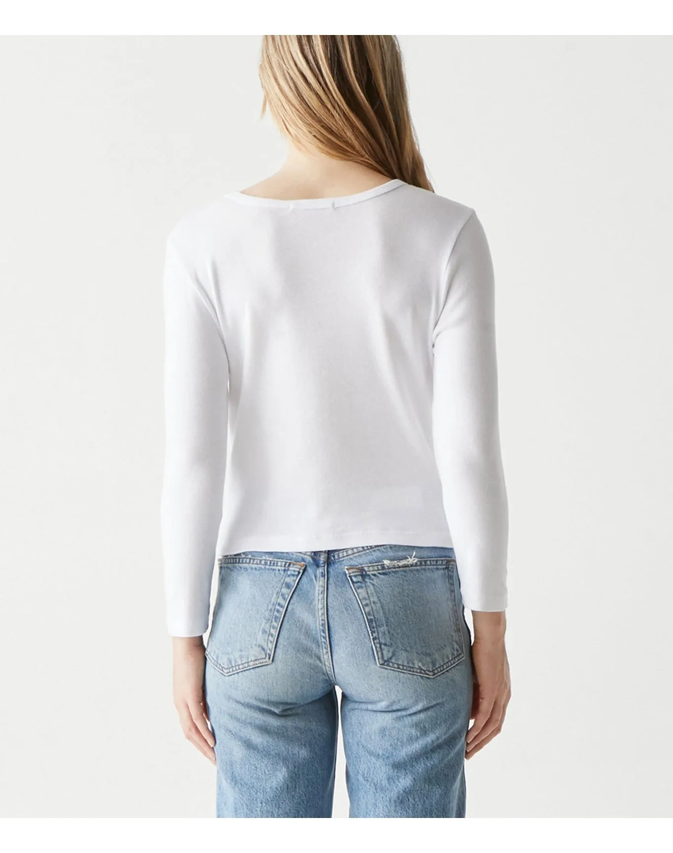 Emma Cropped Tee | White MICHAEL STARS
