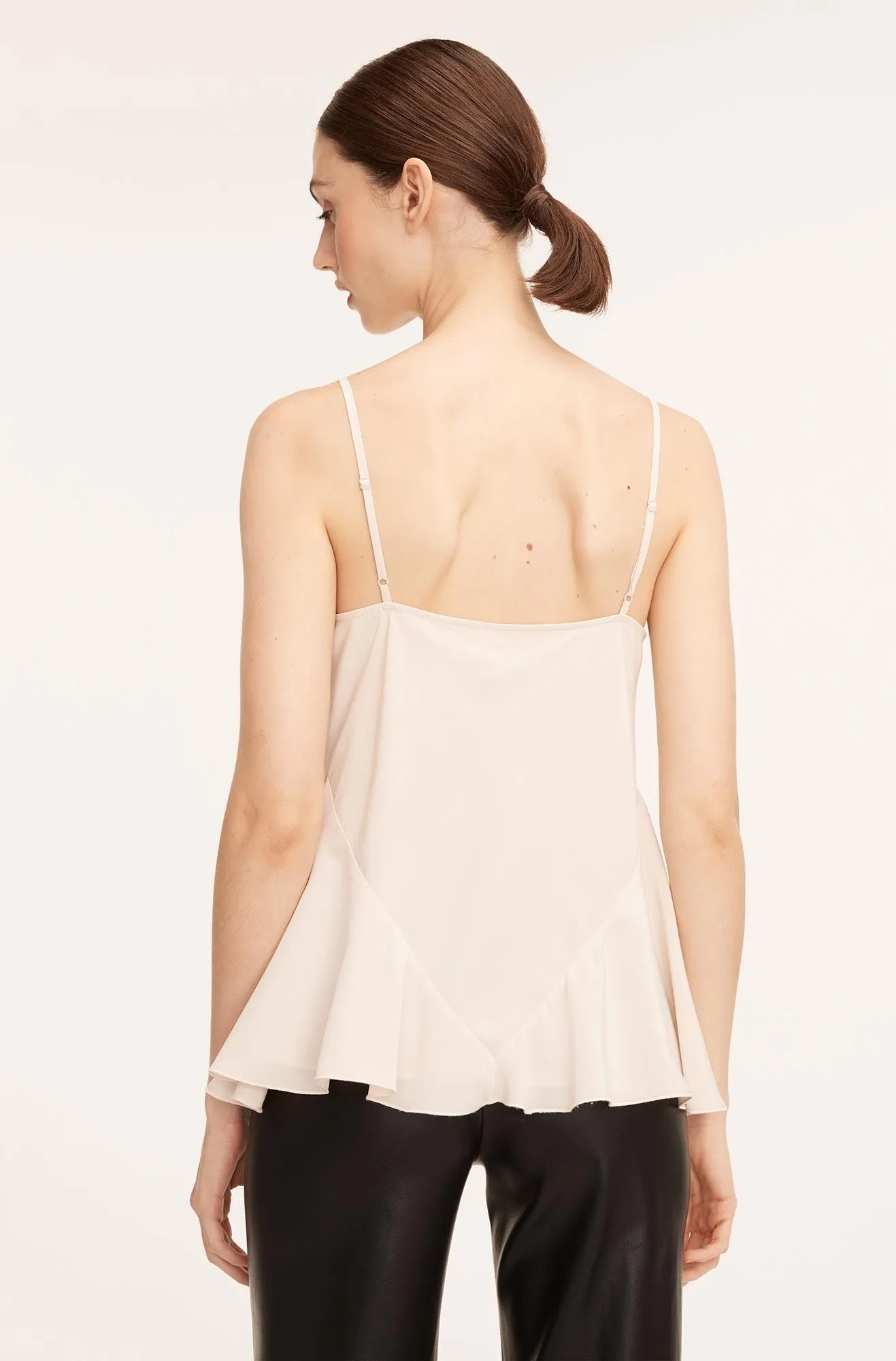 Essential Silk Camisole | Snow REBECCA TAYLOR