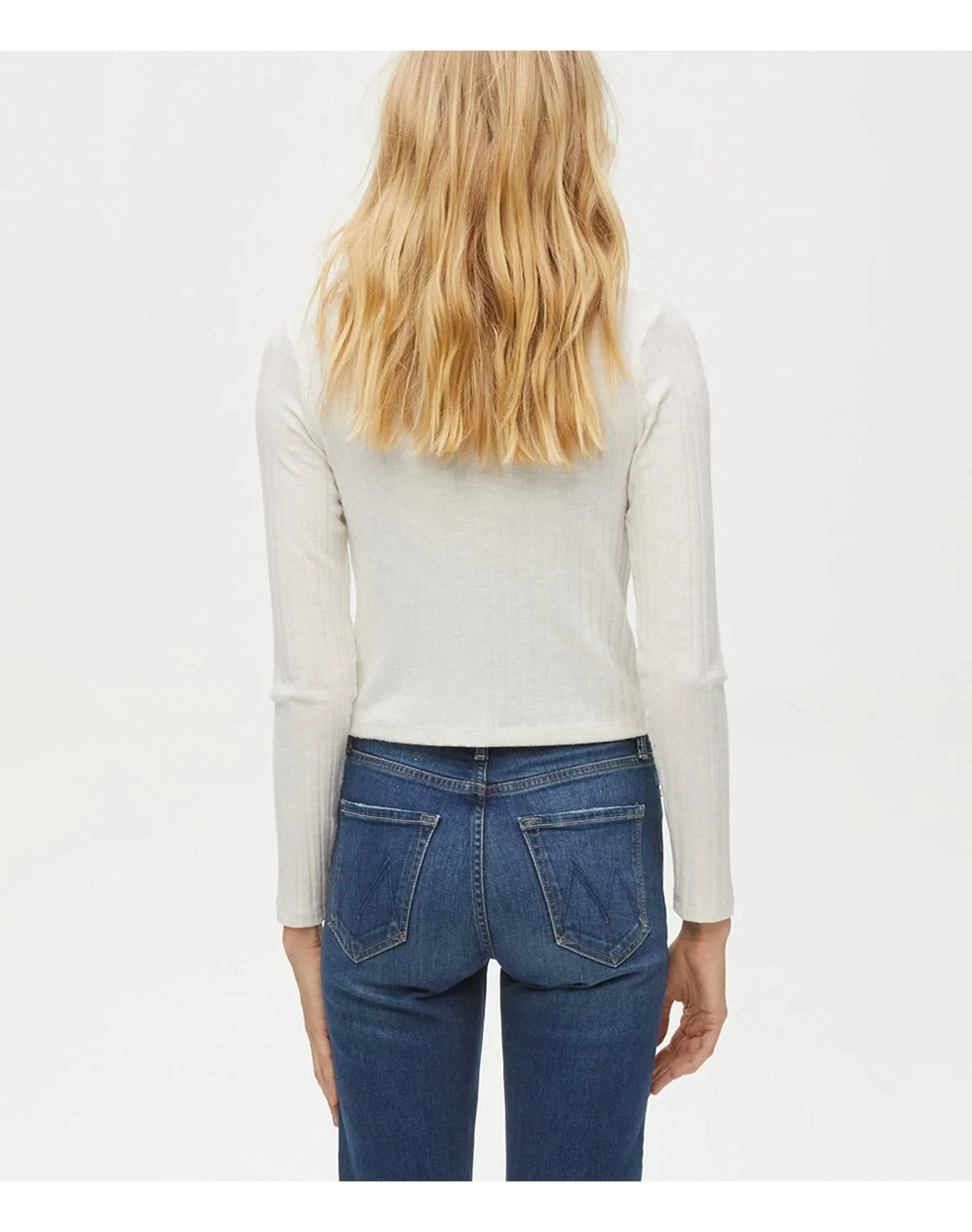 Felice Ribbed Cardigan | Chalk MICHAEL STARS